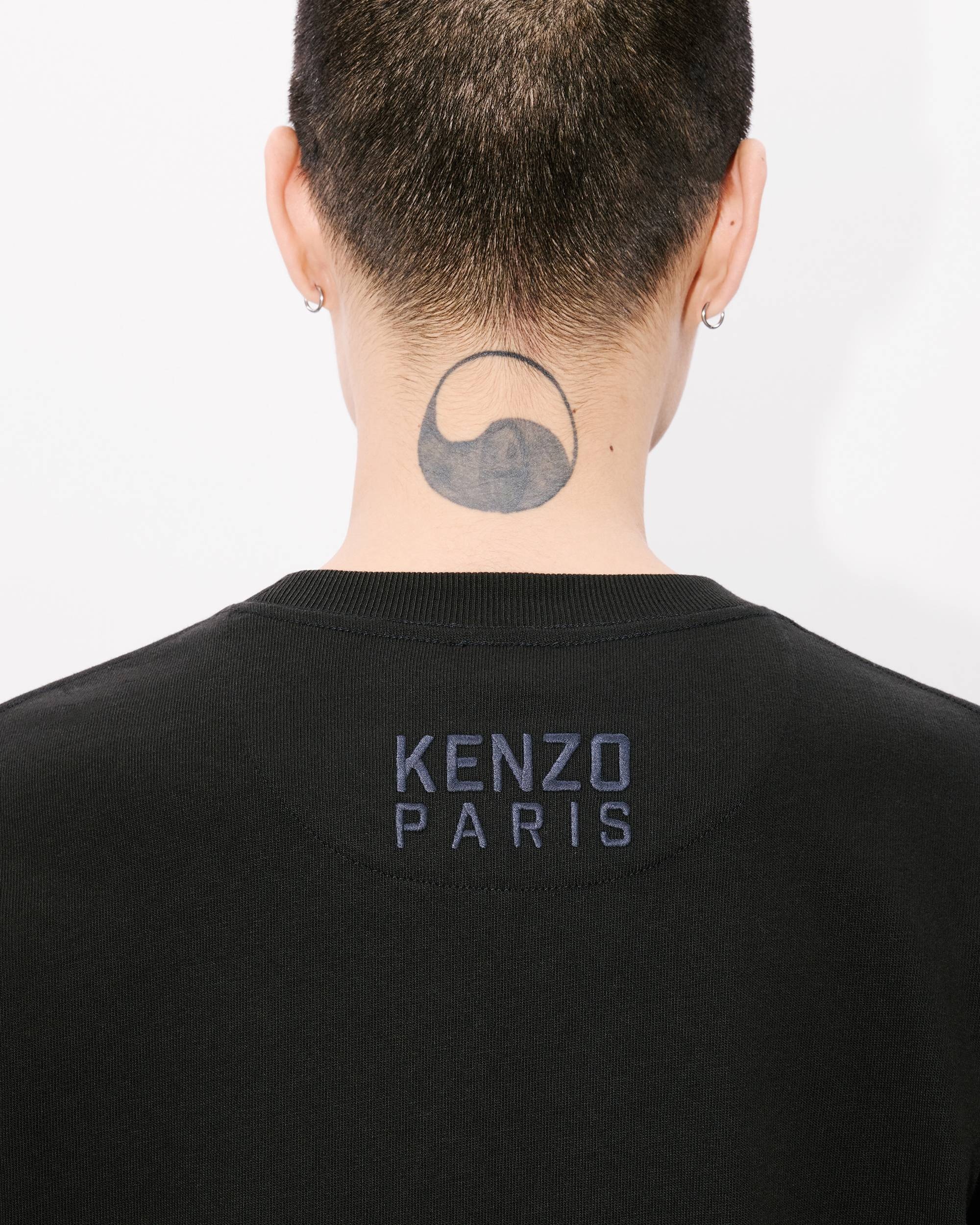 'KENZO Happy Tiger' embroidered oversized T-shirt in cotton - 7