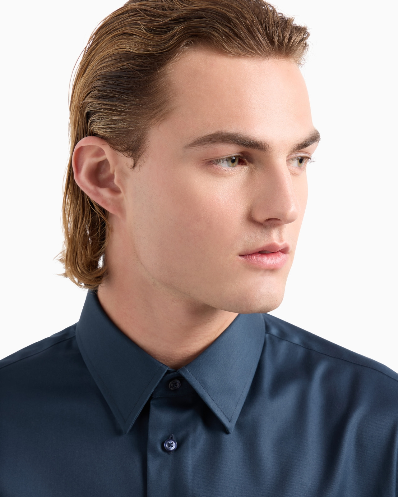 No-iron stretch cotton shirt - 5