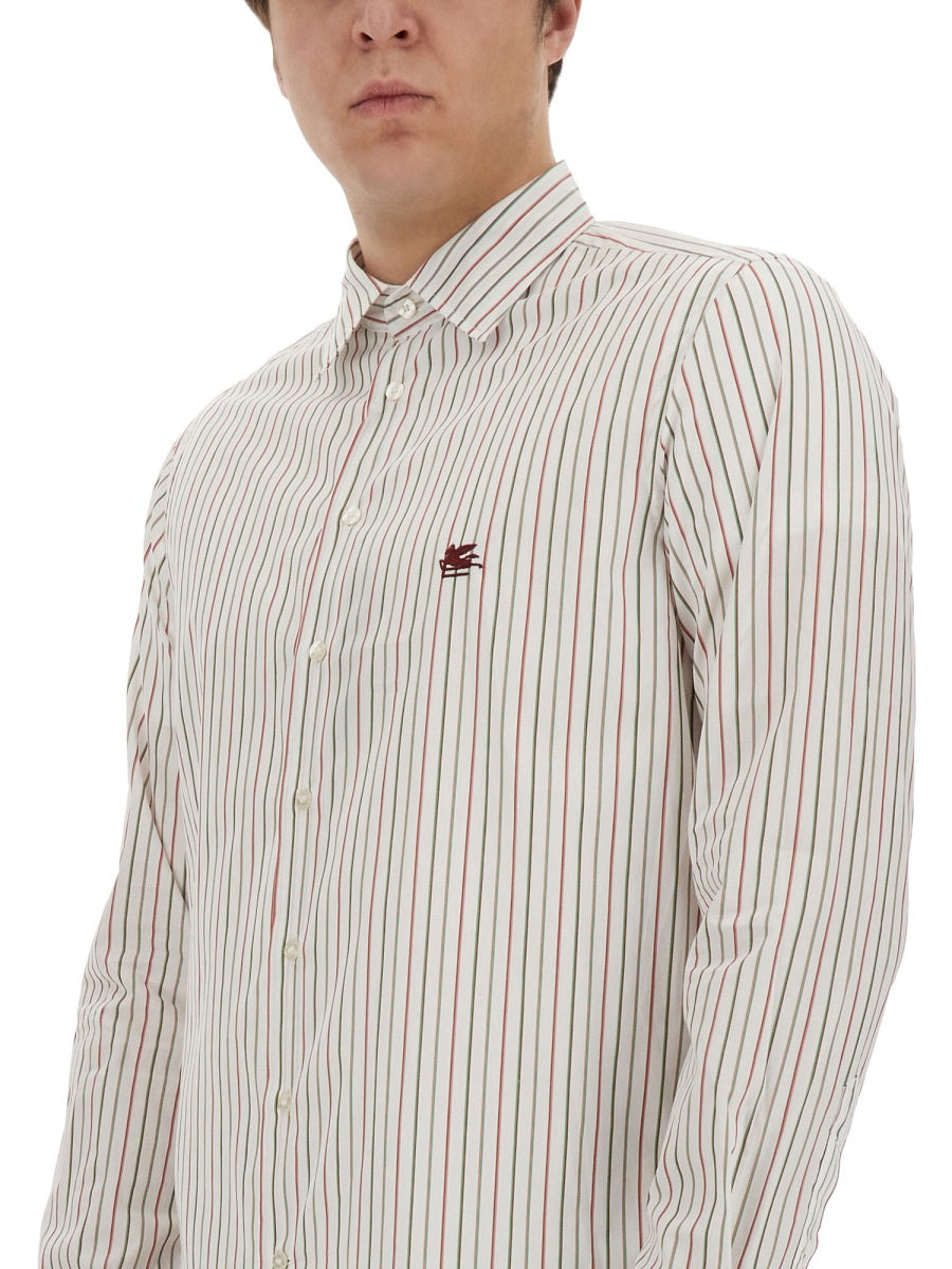 Etro Men Pegasus Logo Shirt - 3