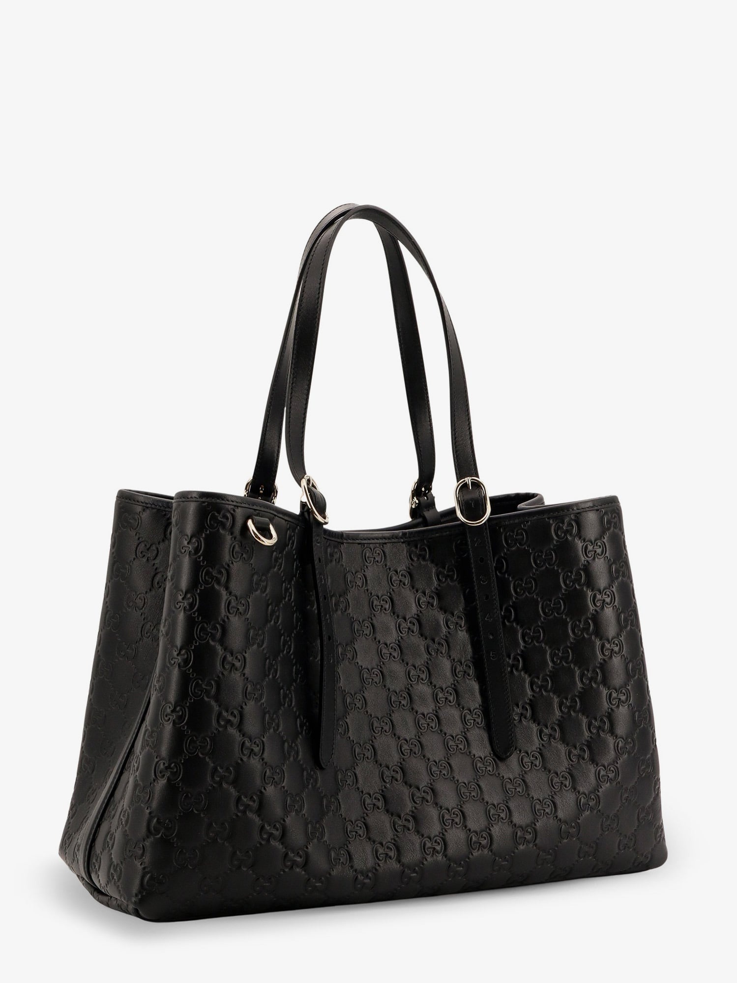 Gucci Gg Emblem Leather Shoulder Bag - 3