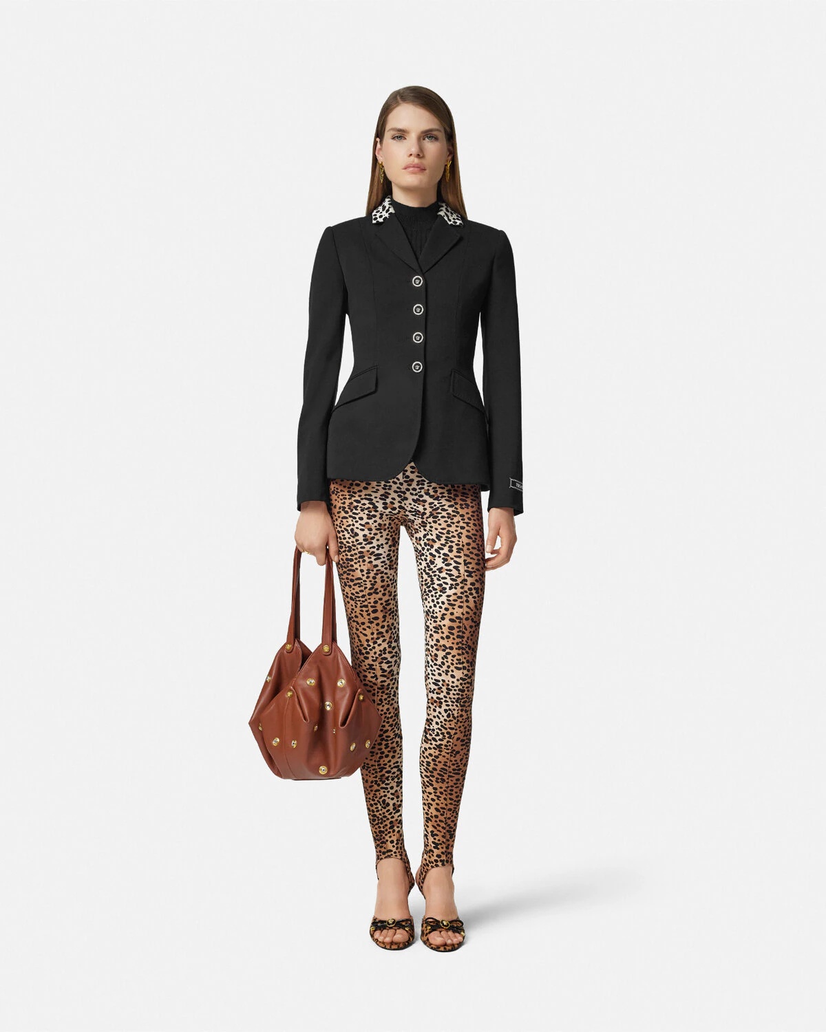 Leopard Stirrup Leggings - 2