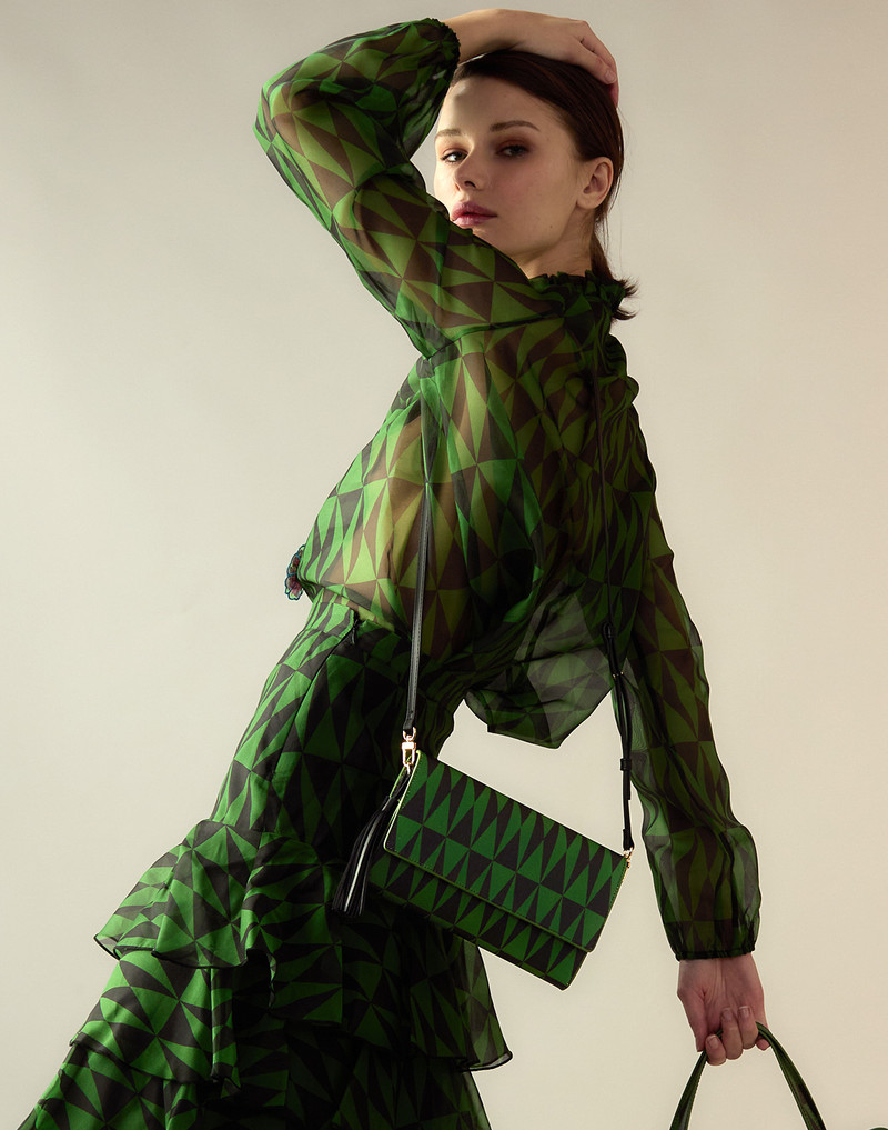 Evergreen Leather Crossbody Purse 5