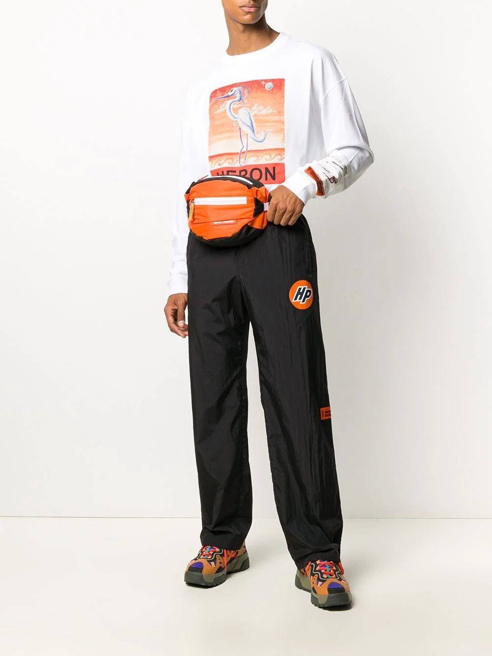 logo-print trousers - 2