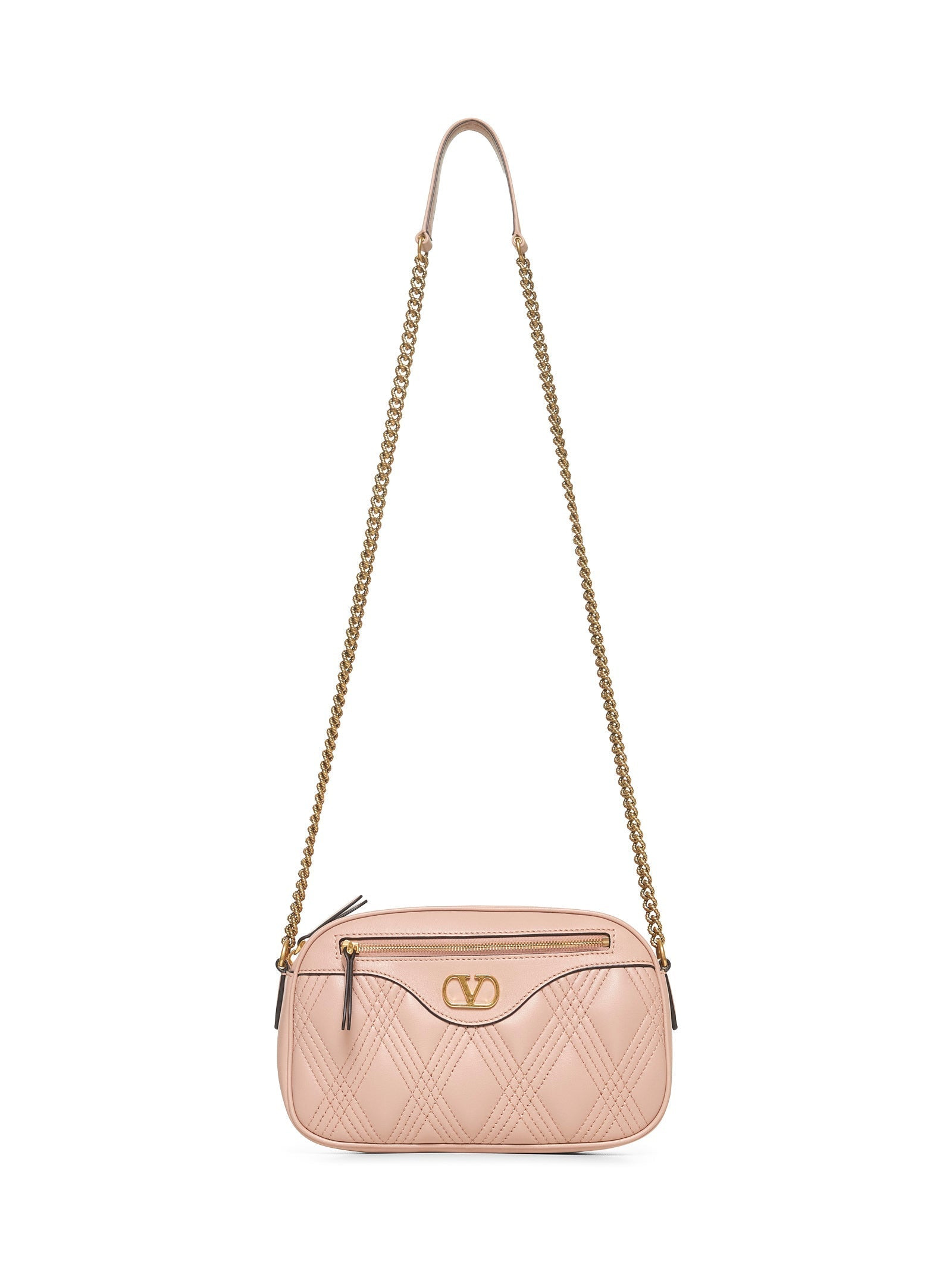 Valentino Garavani Women Rose Quiltie 67 Crossbody Bag - 1