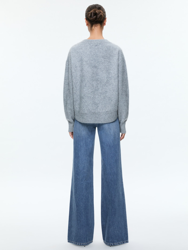 Alice + Olivia ELSA CREWNECK EASY PULLOVER outlook