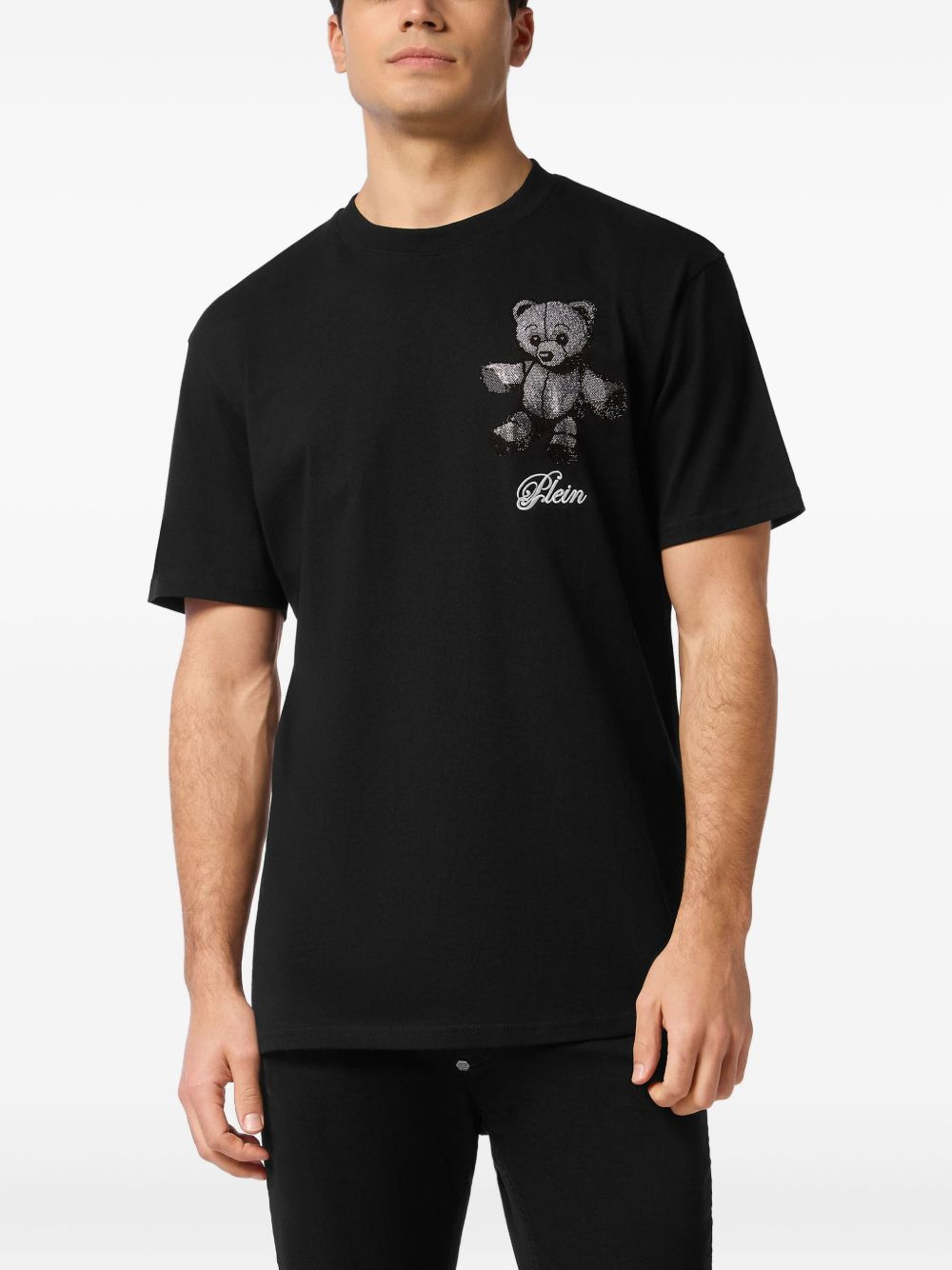 teddy bear-motif T-shirt - 2