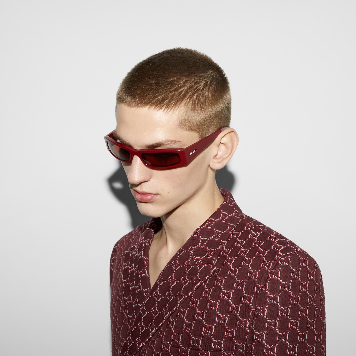 Rectangular frame sunglasses - 3