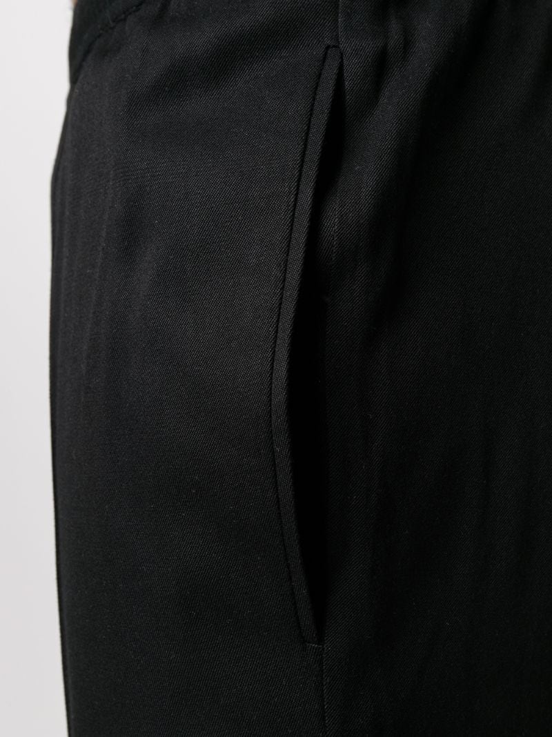 pull-on straight-leg trousers - 5