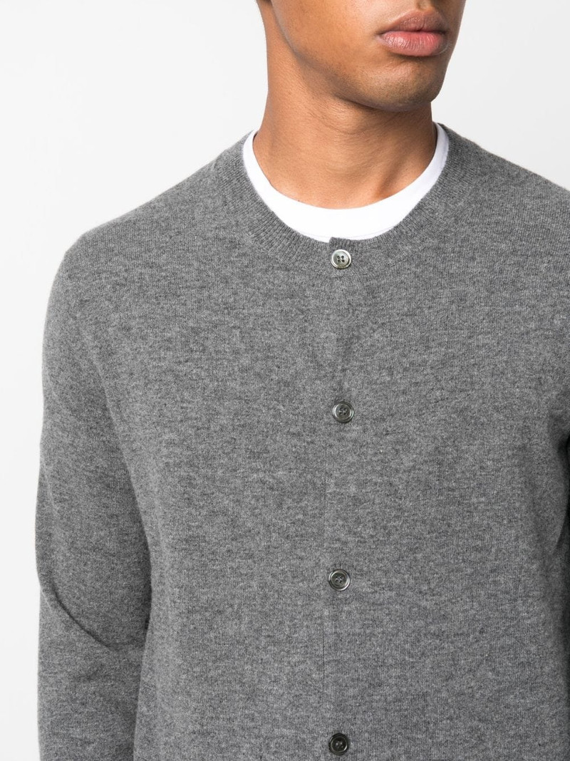 round-neck knit cardigan 5