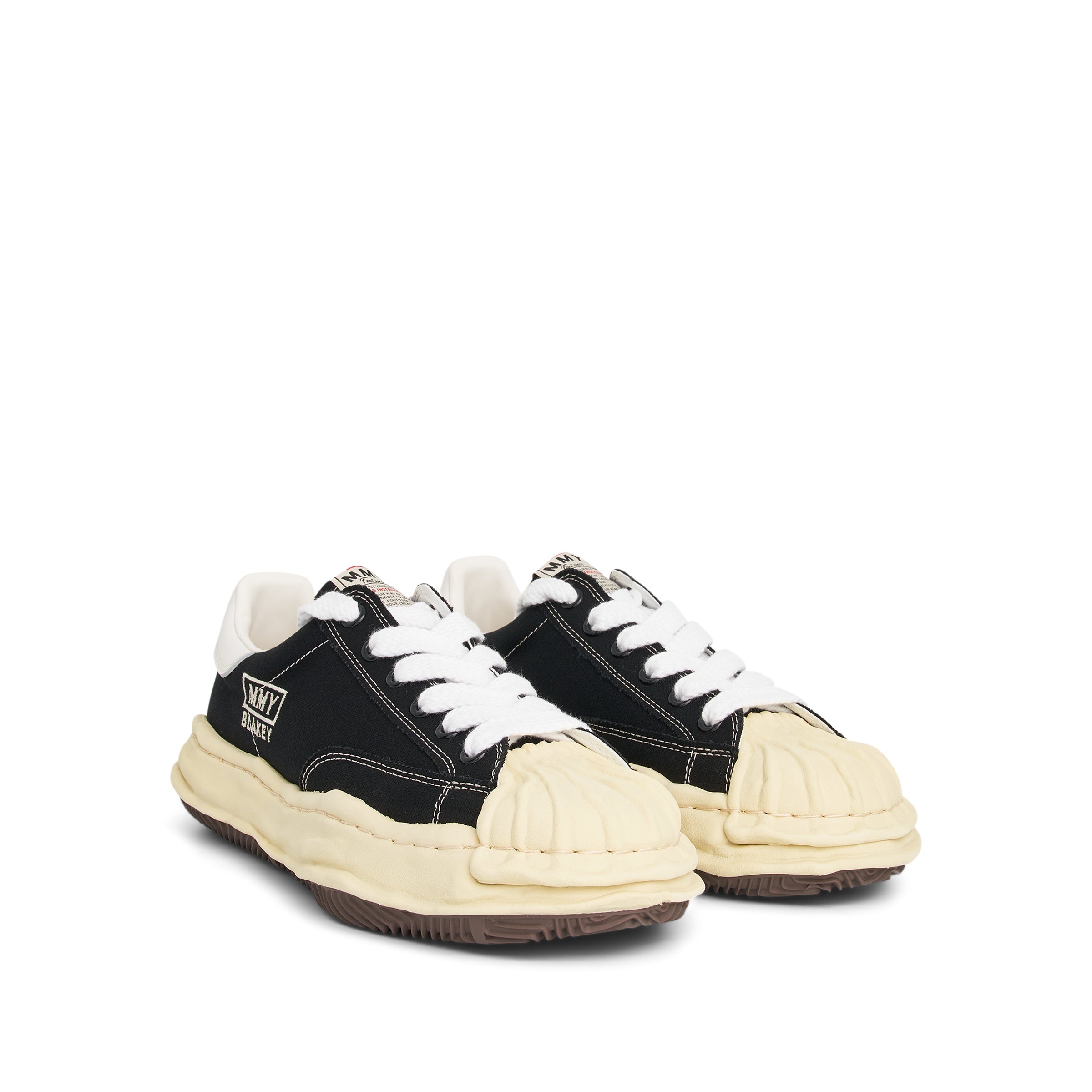 Blakey OG Vintage Low Top Sneaker in Black/White - 2