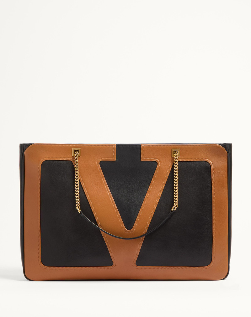 VALENTINO GARAVANI VIVA SUPERSTAR NAPPA LEATHER SHOPPER 1