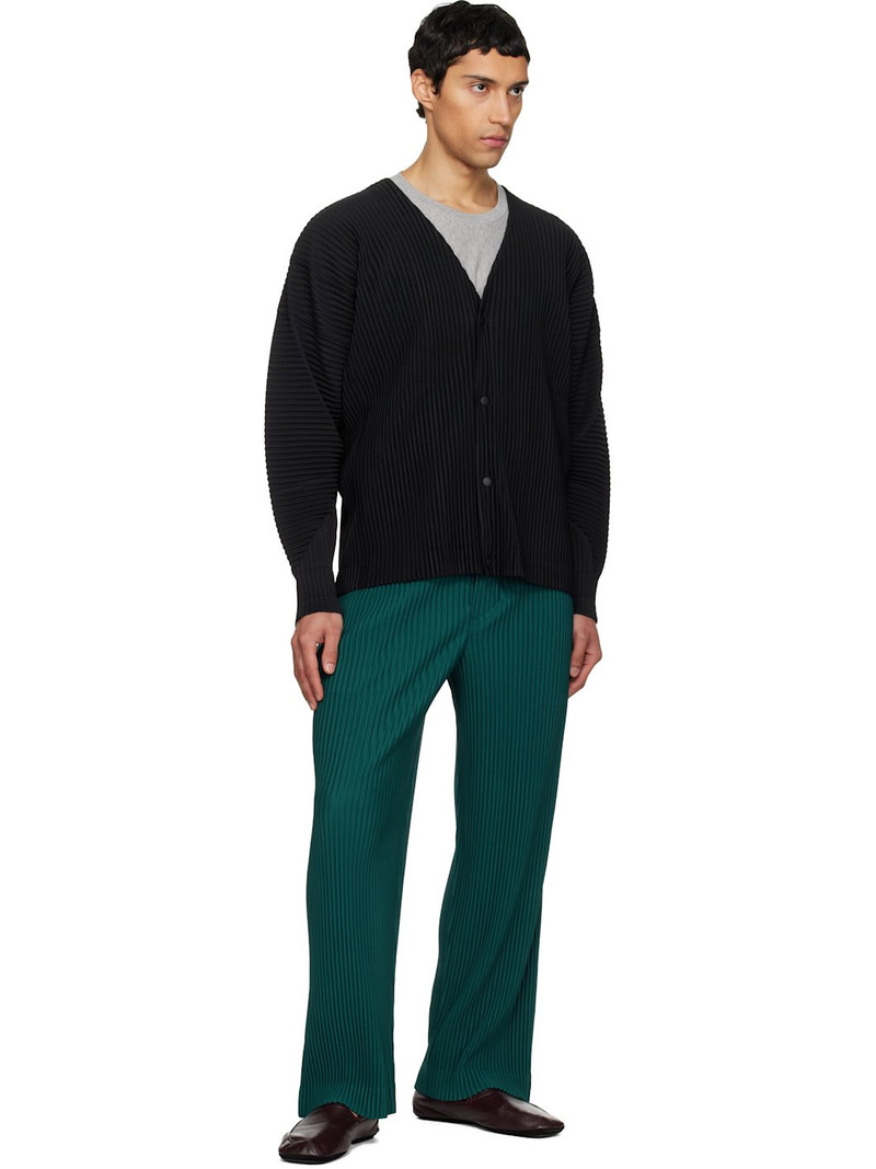 ISSEY MIYAKE Black Color Pleats 1 Cardigan outlook