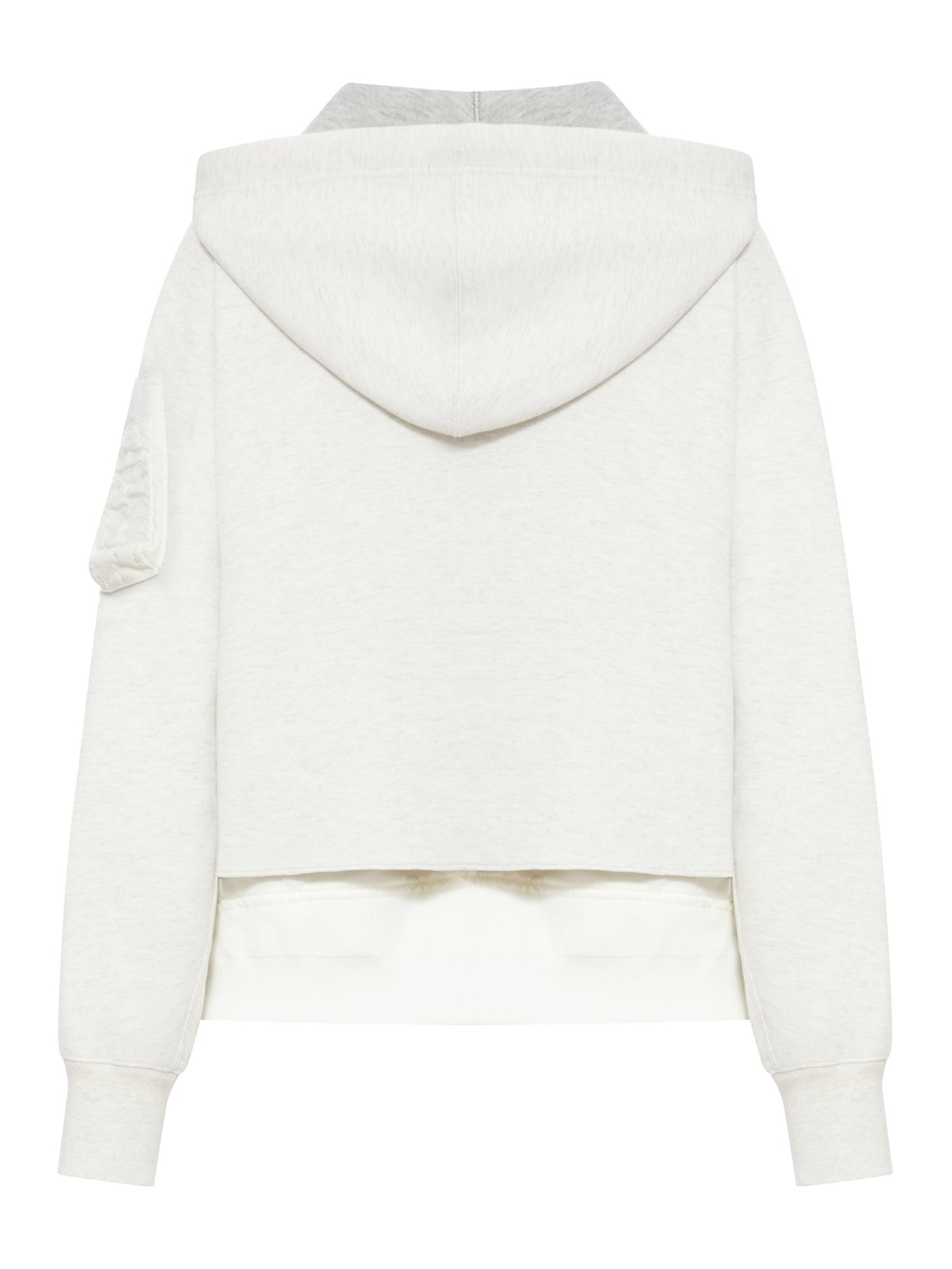 COTTON BLEND SWEATSHIRT WITH HOOD AND BIG POCKETS - 2