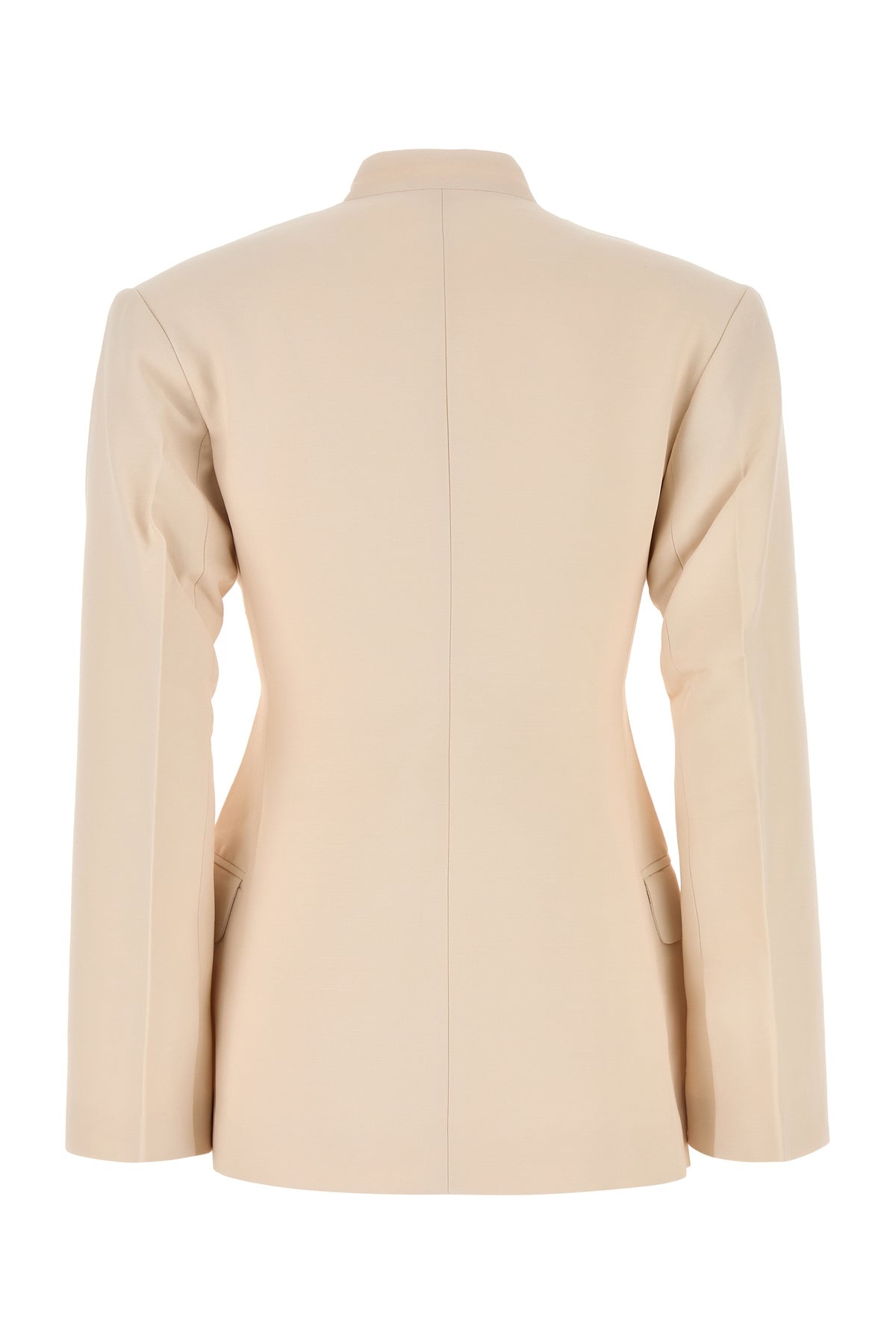 Light pink viscose blend blazer - 2