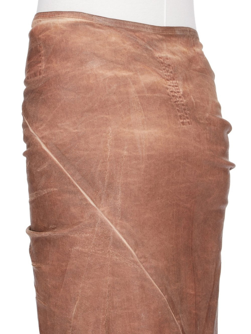 Brown Edfu Denim Maxi Skirt 4