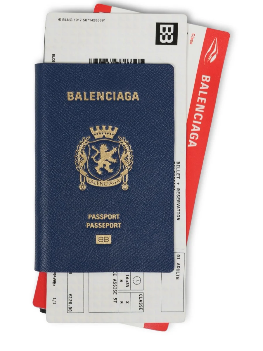 PASSPORT 2 TICKETS LEATHER WALLET - 1