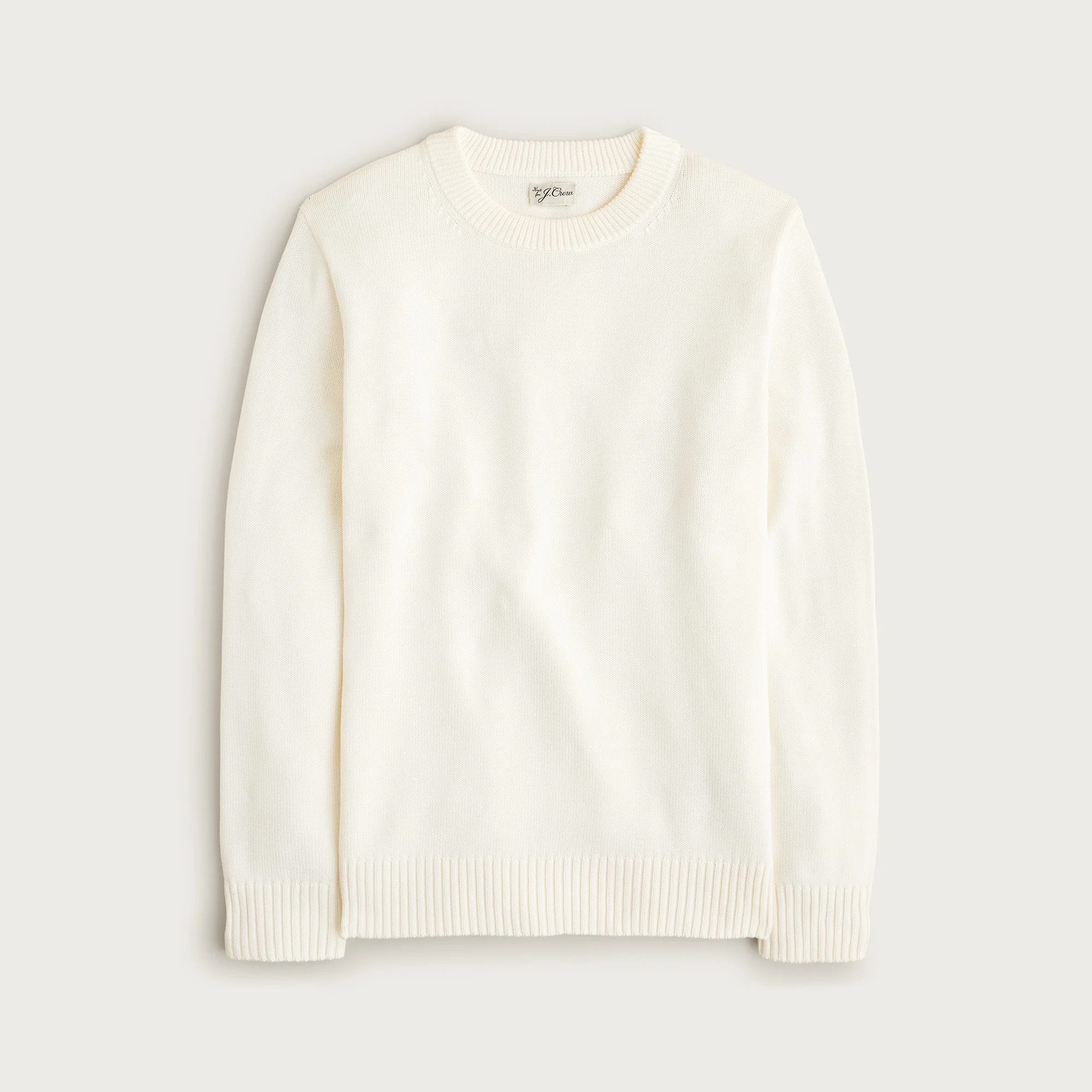 Heritage cotton crewneck sweater - 1