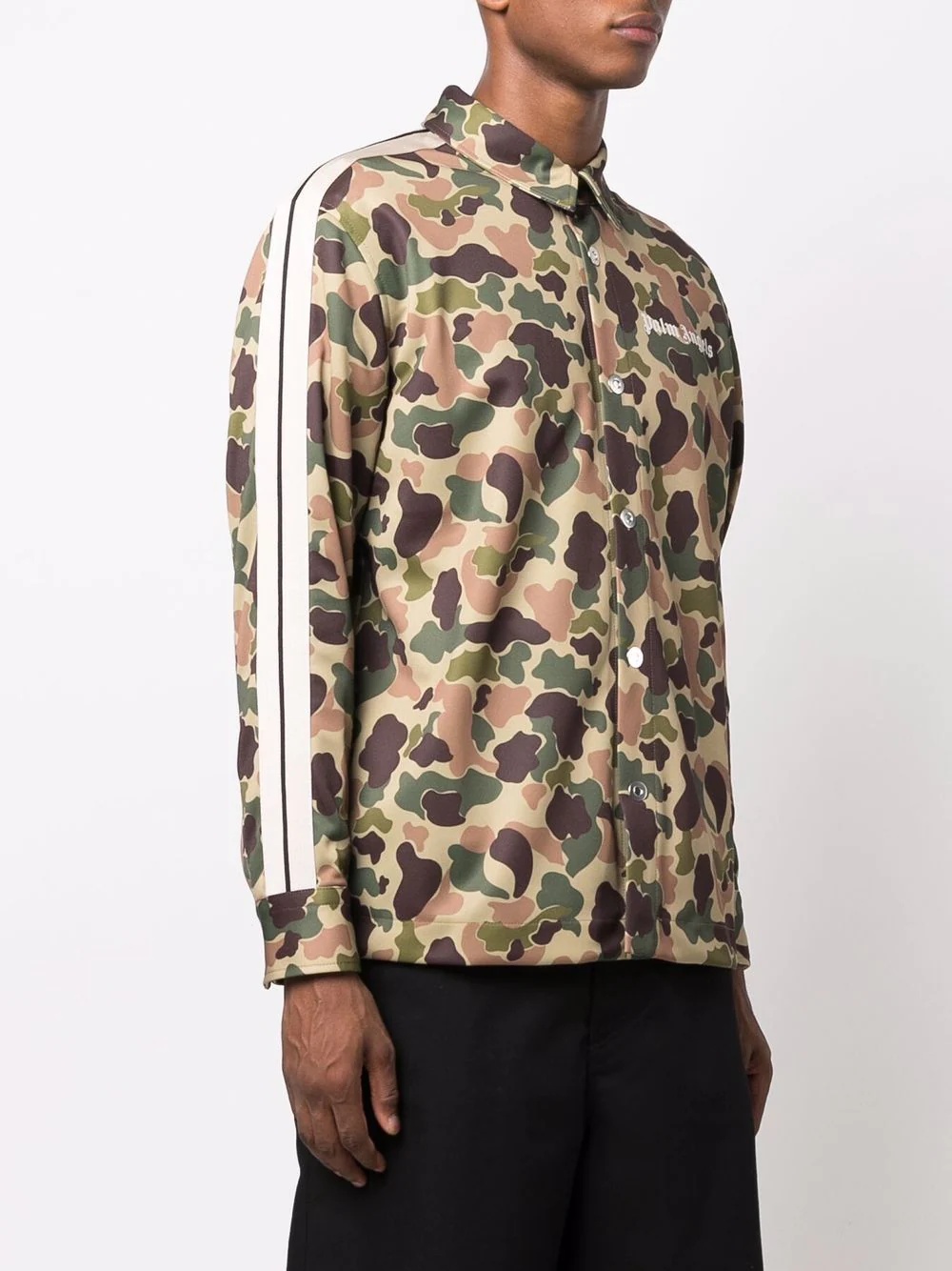 camouflage-print track shirt - 3