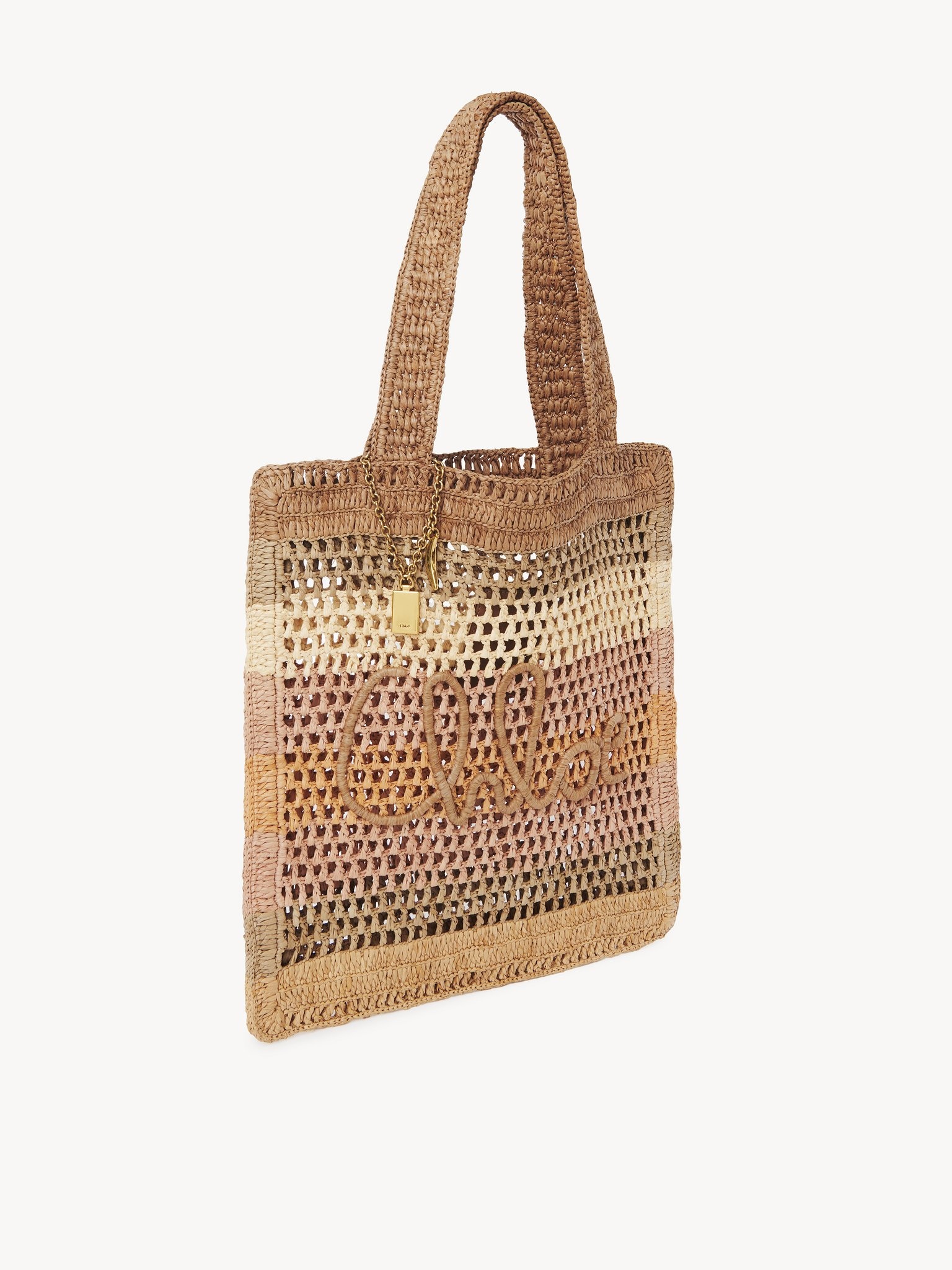SUMMER BANANA TOTE BAG IN RAFFIA - 3