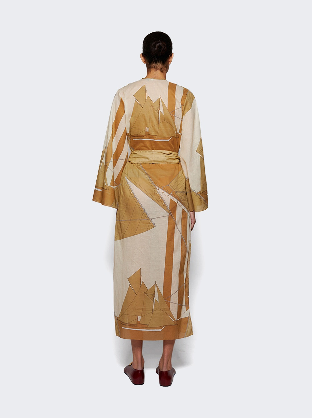 Aqua Cruiser Tunic Dress Sand And Ecru - 5
