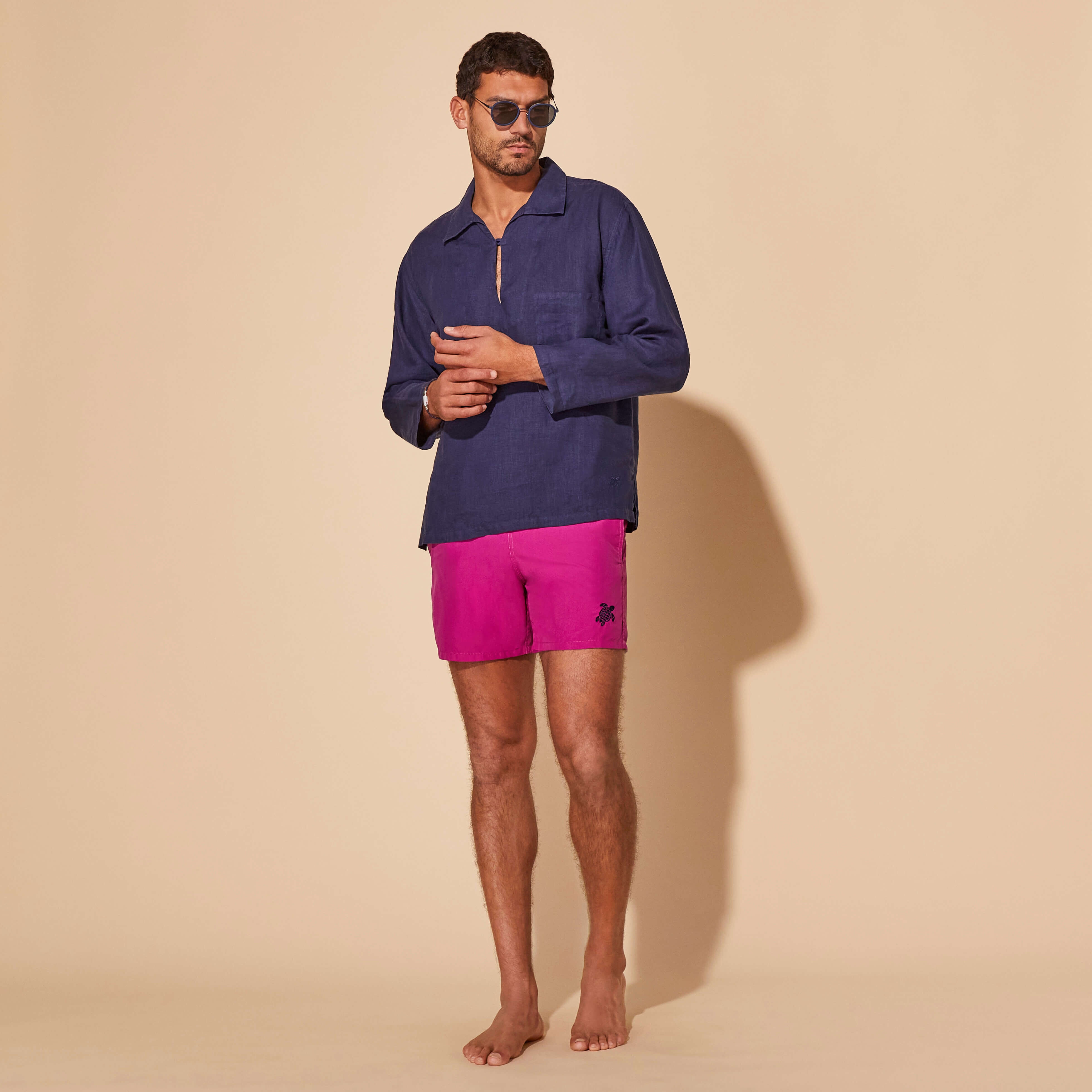 Men Swim Trunks Bicolor - 5