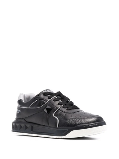 Valentino logo-print lace-up sneakers outlook