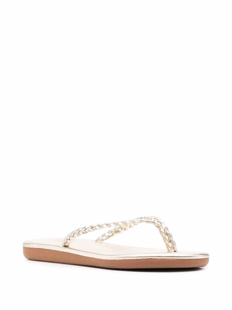 ANCIENT GREEK SANDALS Plage braided-strap flip-flops outlook