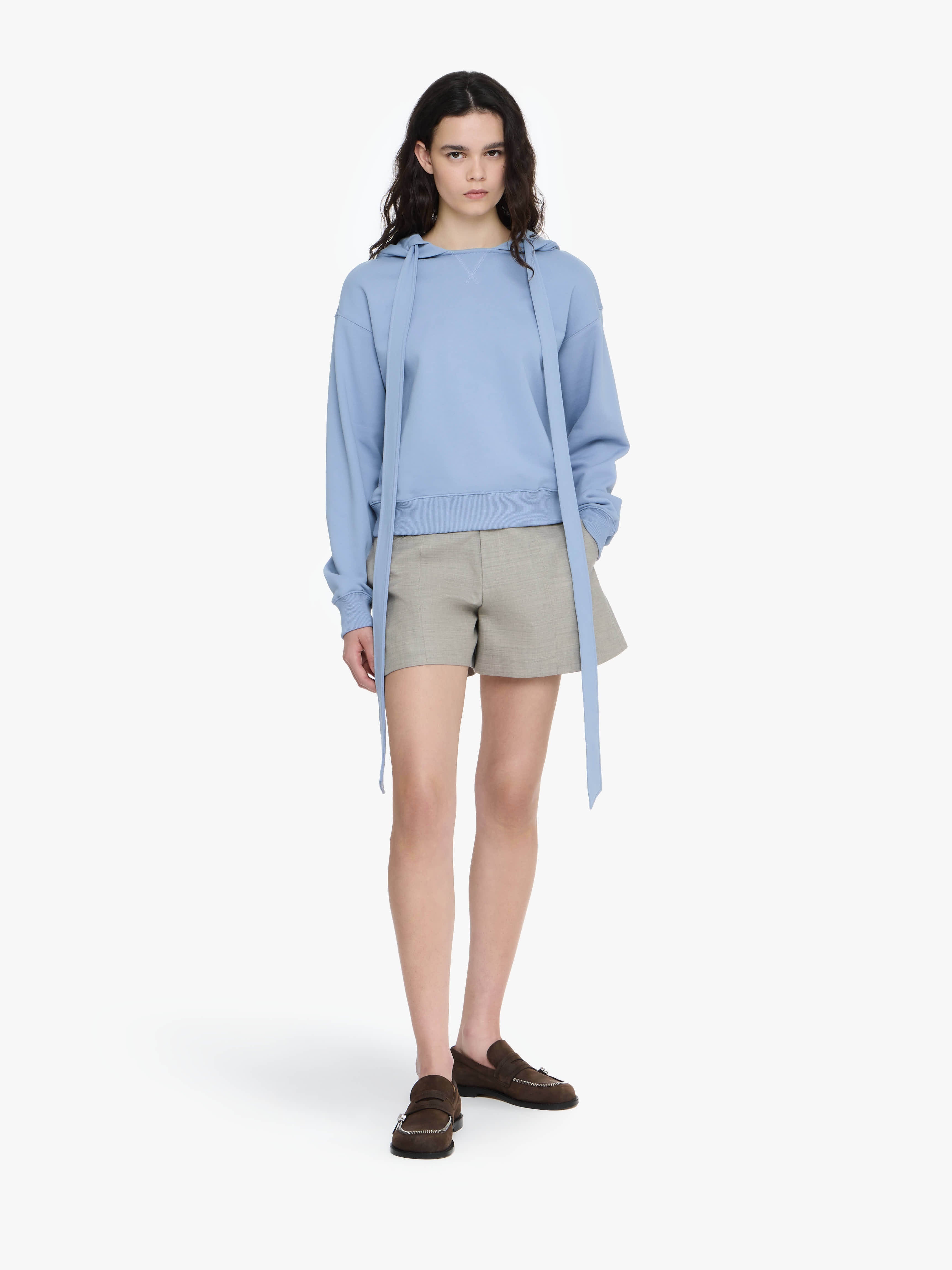 TIED BOW HOODIE - 2