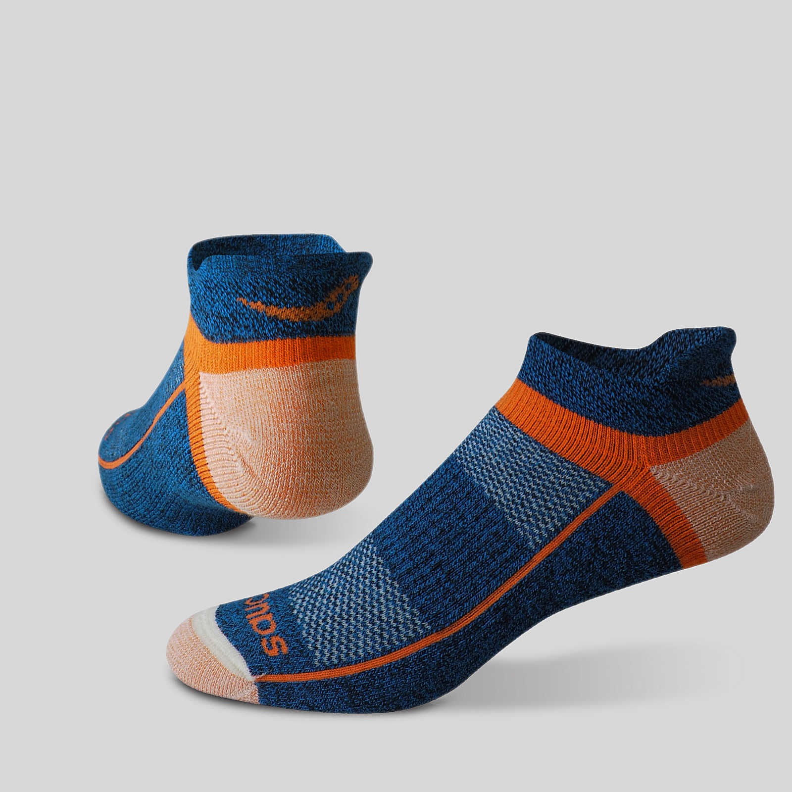 Inferno Merino Wool Blend No Show 3-Pack Sock - 3