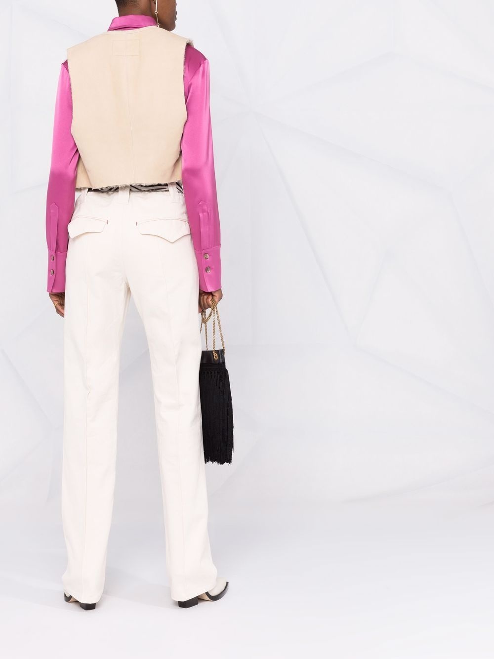 straight-leg trousers - 4