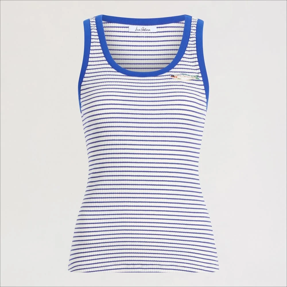 Sleeveless Knit Tank - 1