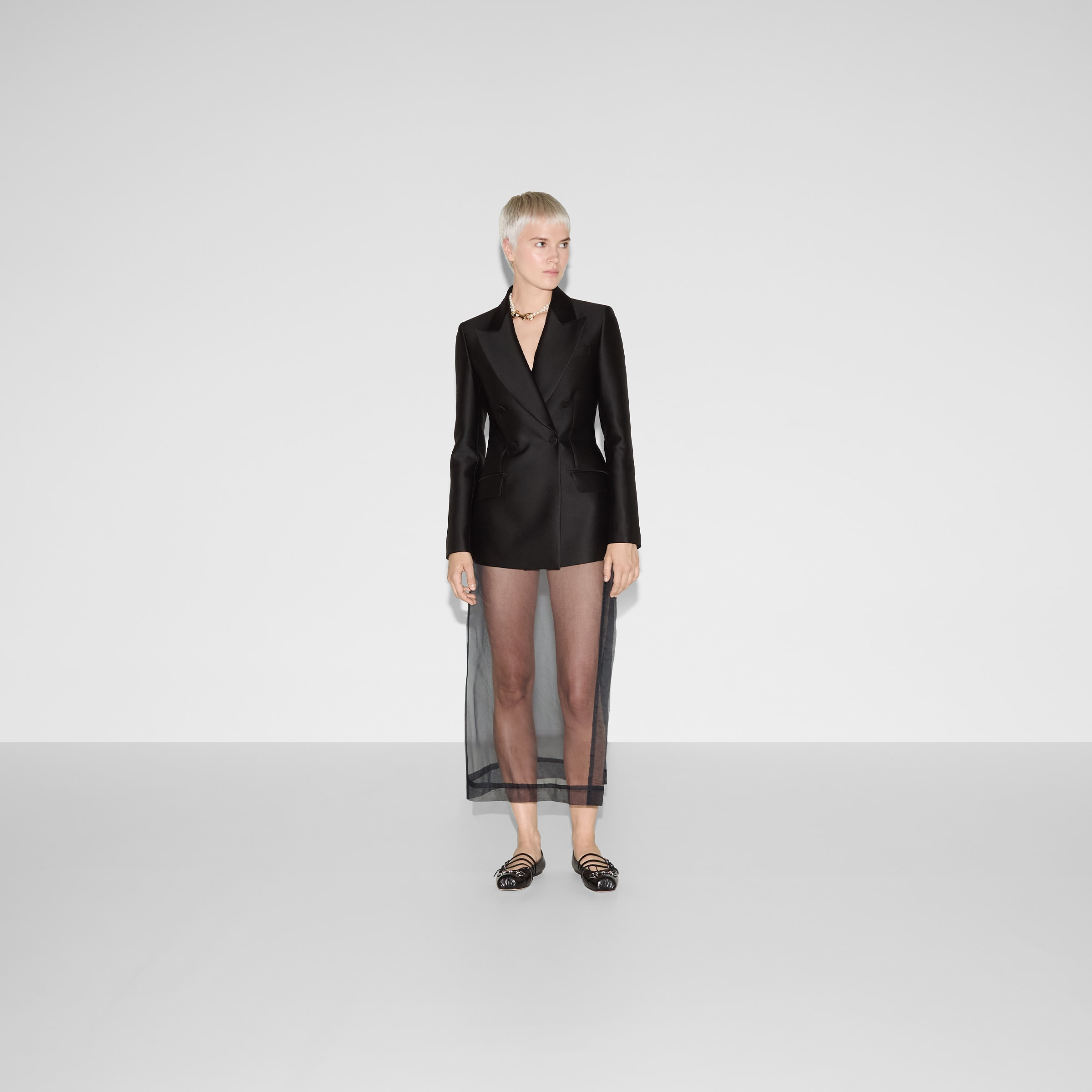 Wool silk gabardine jacket - 2