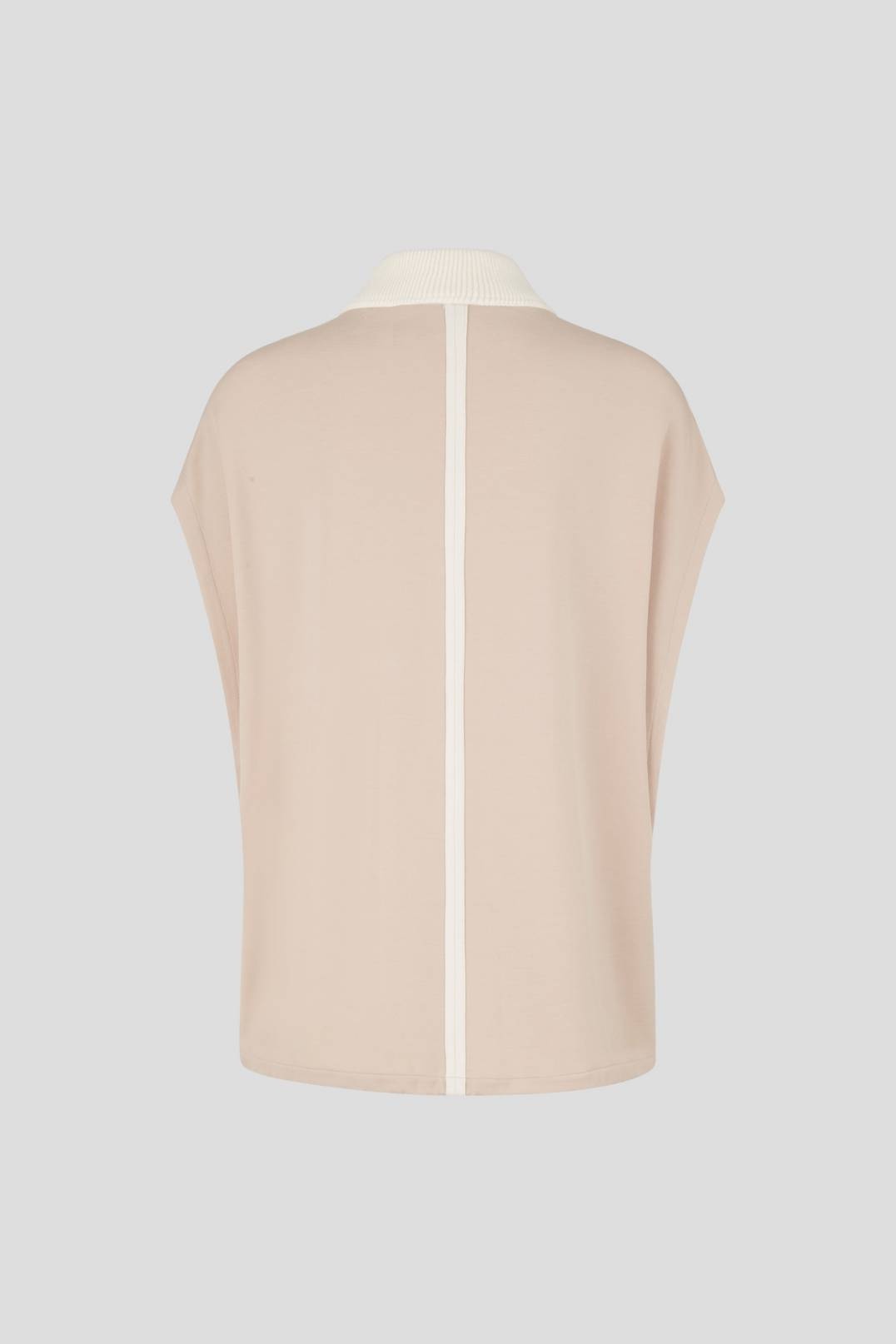 KALIA SWEAT WAISTCOAT IN BEIGE - 2
