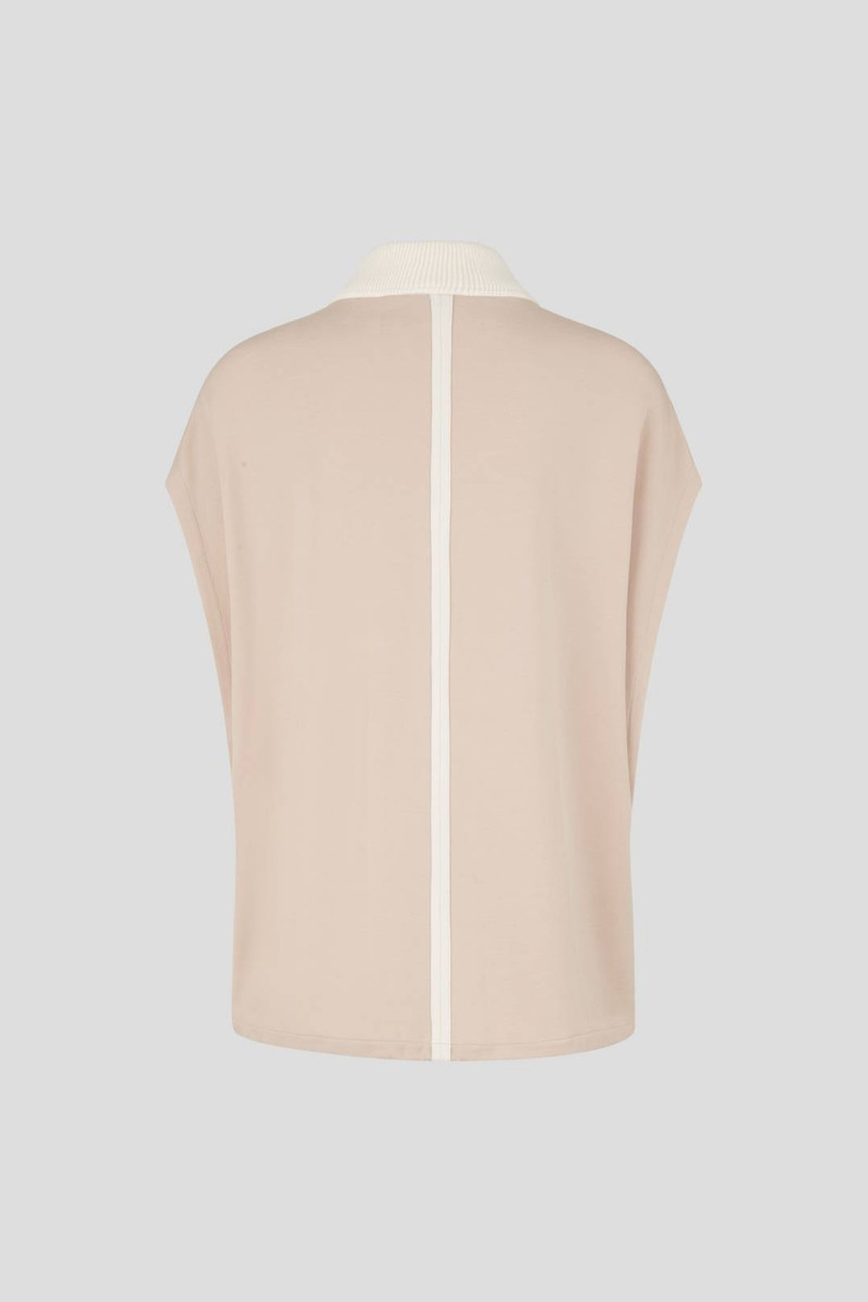 BOGNER KALIA SWEAT WAISTCOAT IN BEIGE outlook