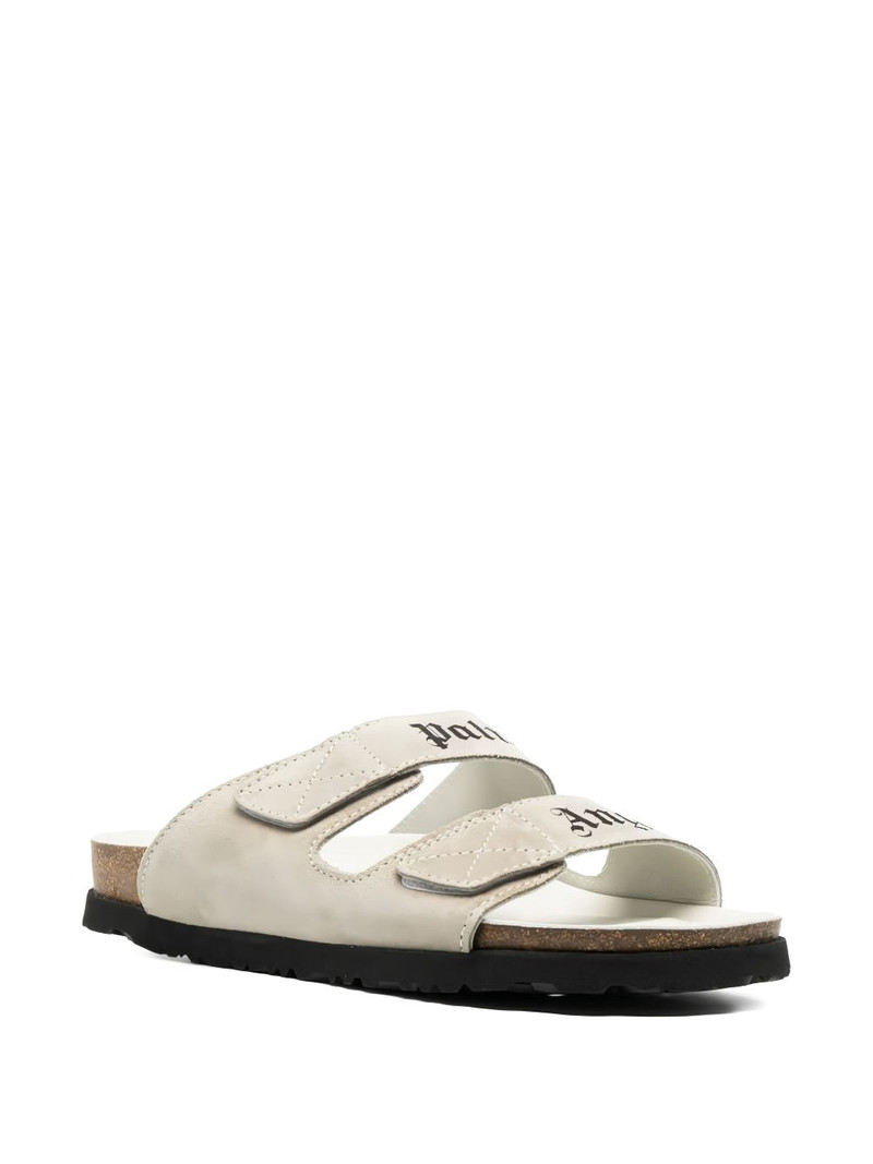 Palm Angels logo-printed slide sandals outlook