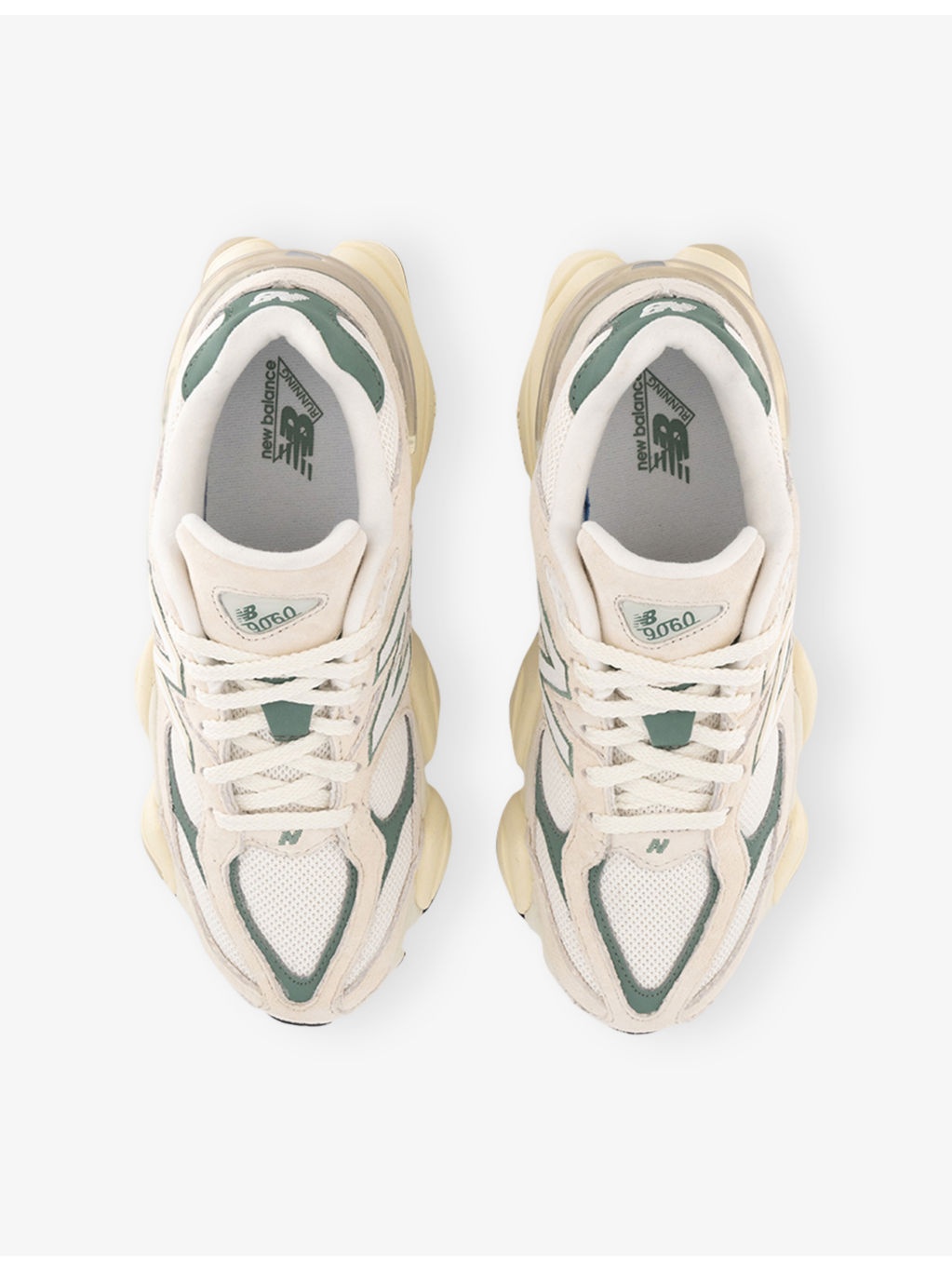 9060 Panelled Low-Top Suede Trainers - 2