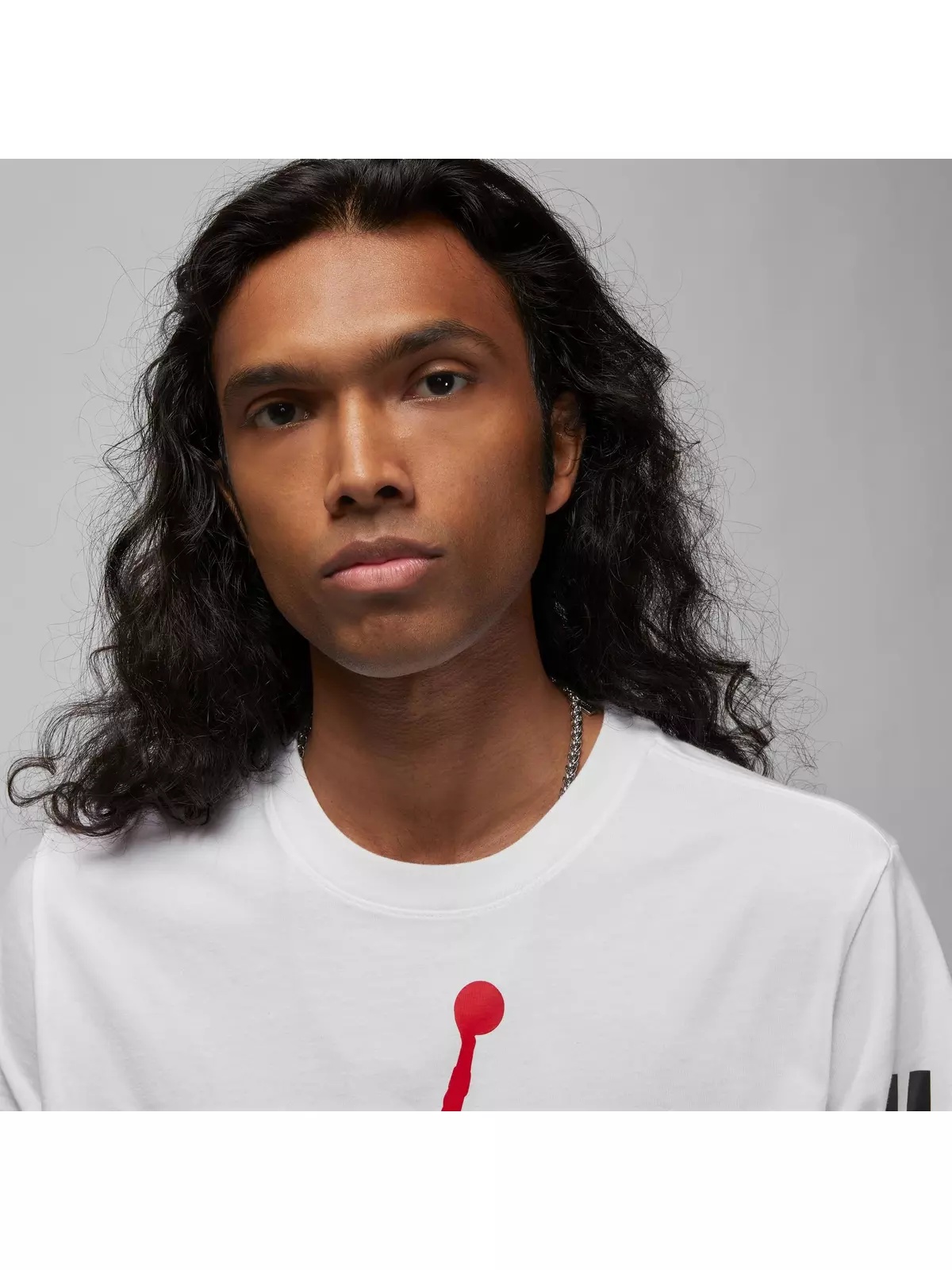 Men's Air T-Shirt-White/Black - 7