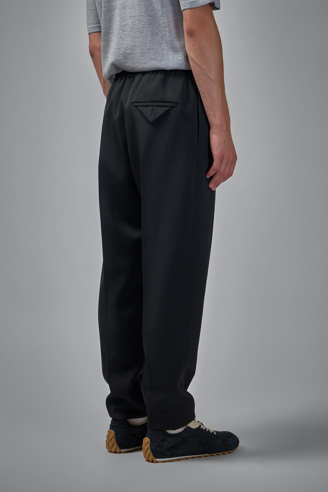 Wool Grain De Poudre Trousers - 4
