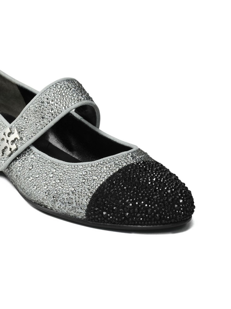 25mm cap-toe crystal Mary Jane pumps 4
