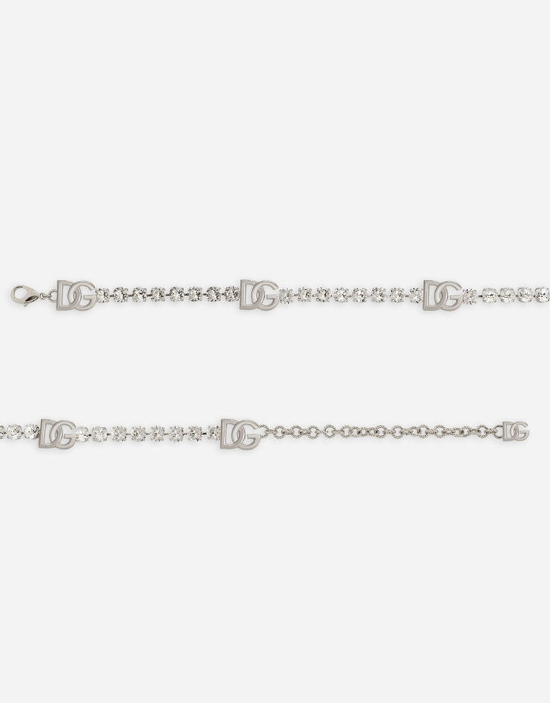 Dolce & Gabbana Belt with rhinestone embellishment and DG logo outlook