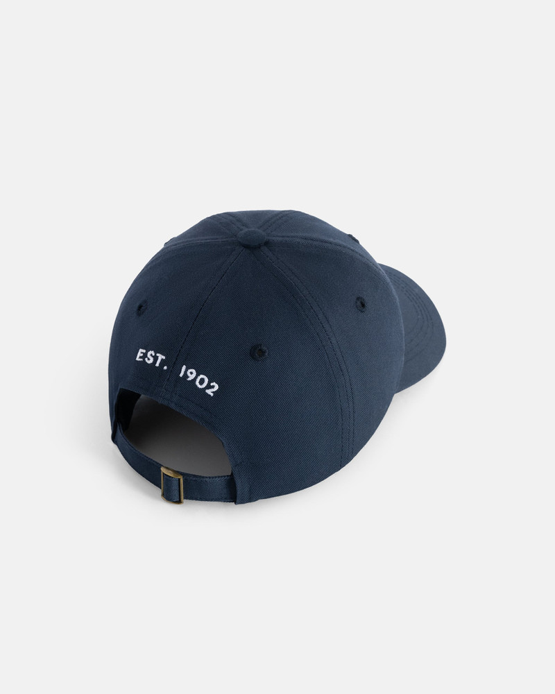 J. PRESS MADE-IN-USA NAVY J. PRESS EMBROIDERED LOGO DAD HAT outlook