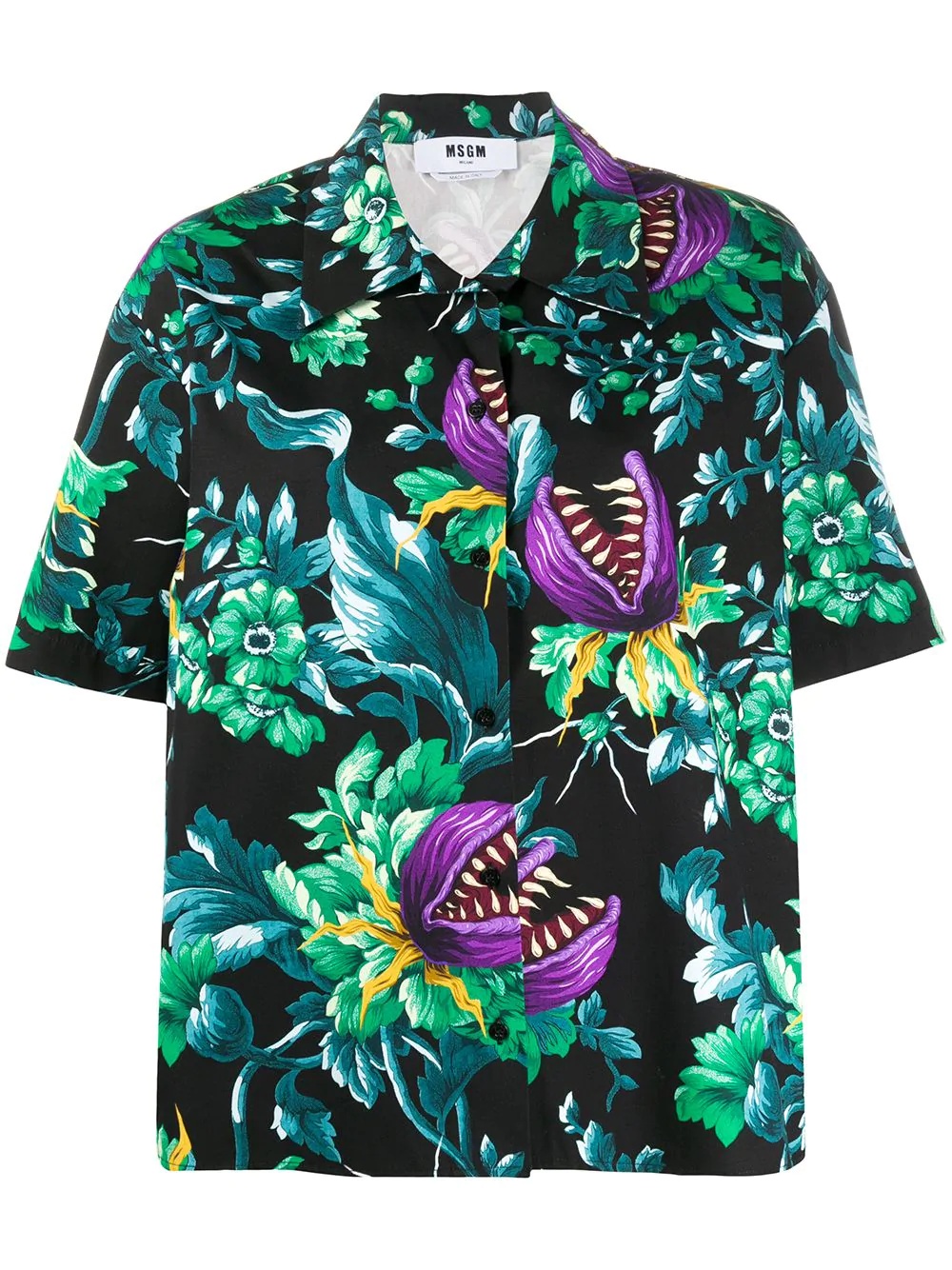 Venus Fly Trap print shirt - 1