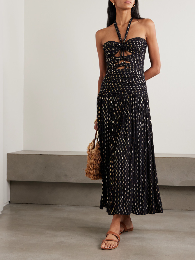 Zimmermann Daylight Cutout Fil Coupé-voile Halterneck Midi Dress outlook