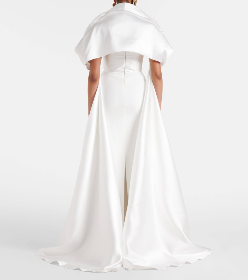 Vera satin bustier gown 3