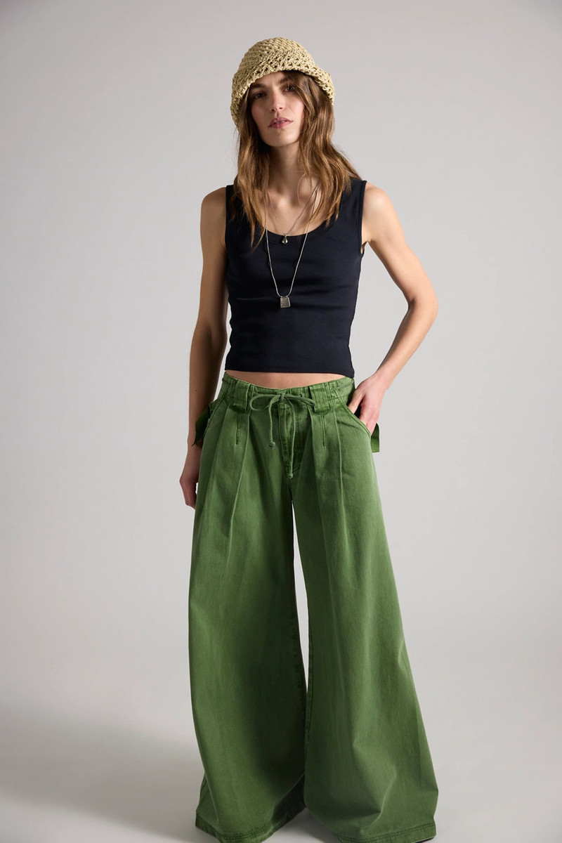 Julien Wide-Leg Chino Trousers 1