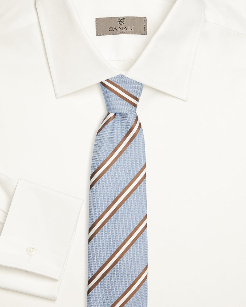Canali Men's Striped Silk Tie outlook