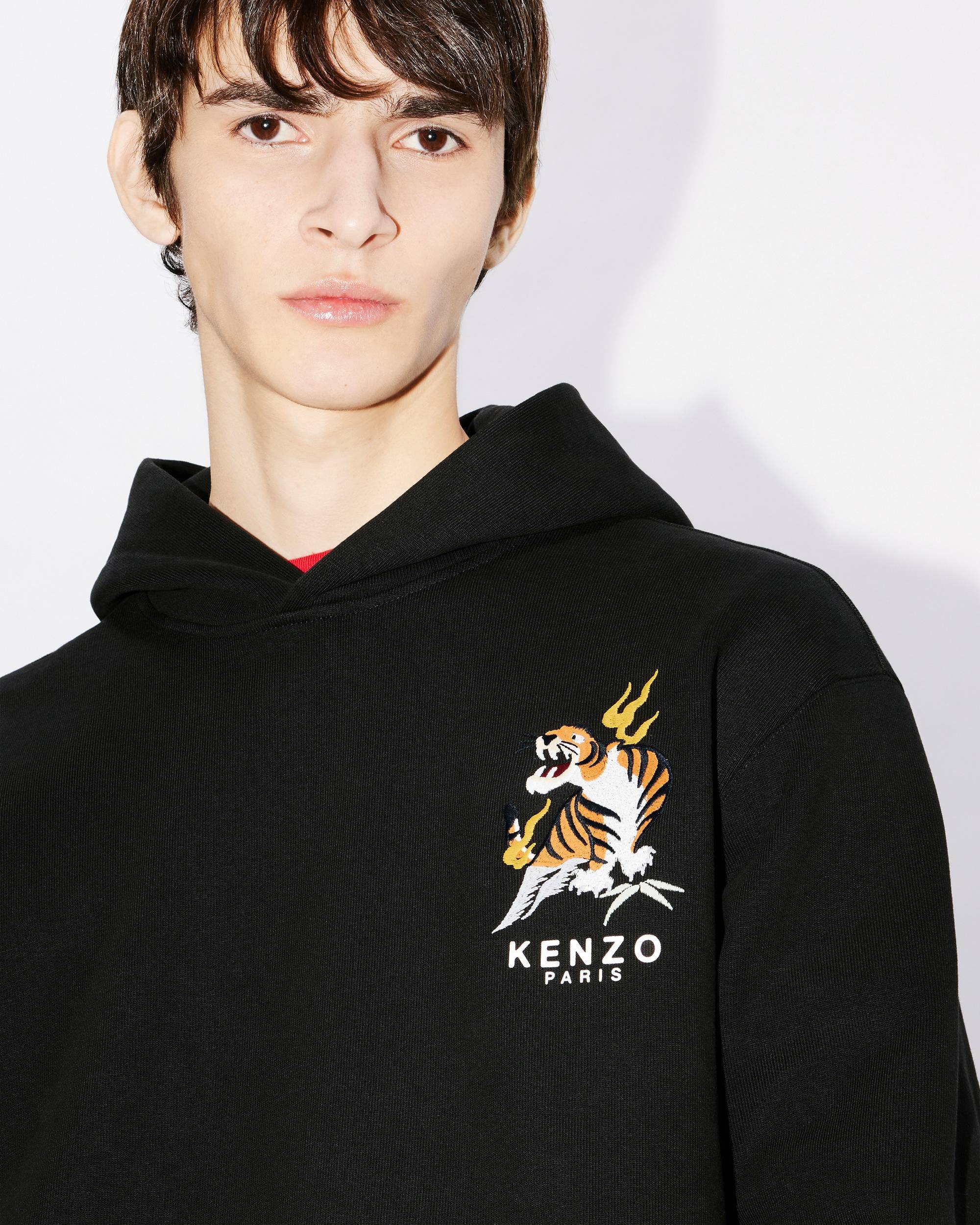 'Year of the Dragon' classic hooded embroidered sweatshirt - 6