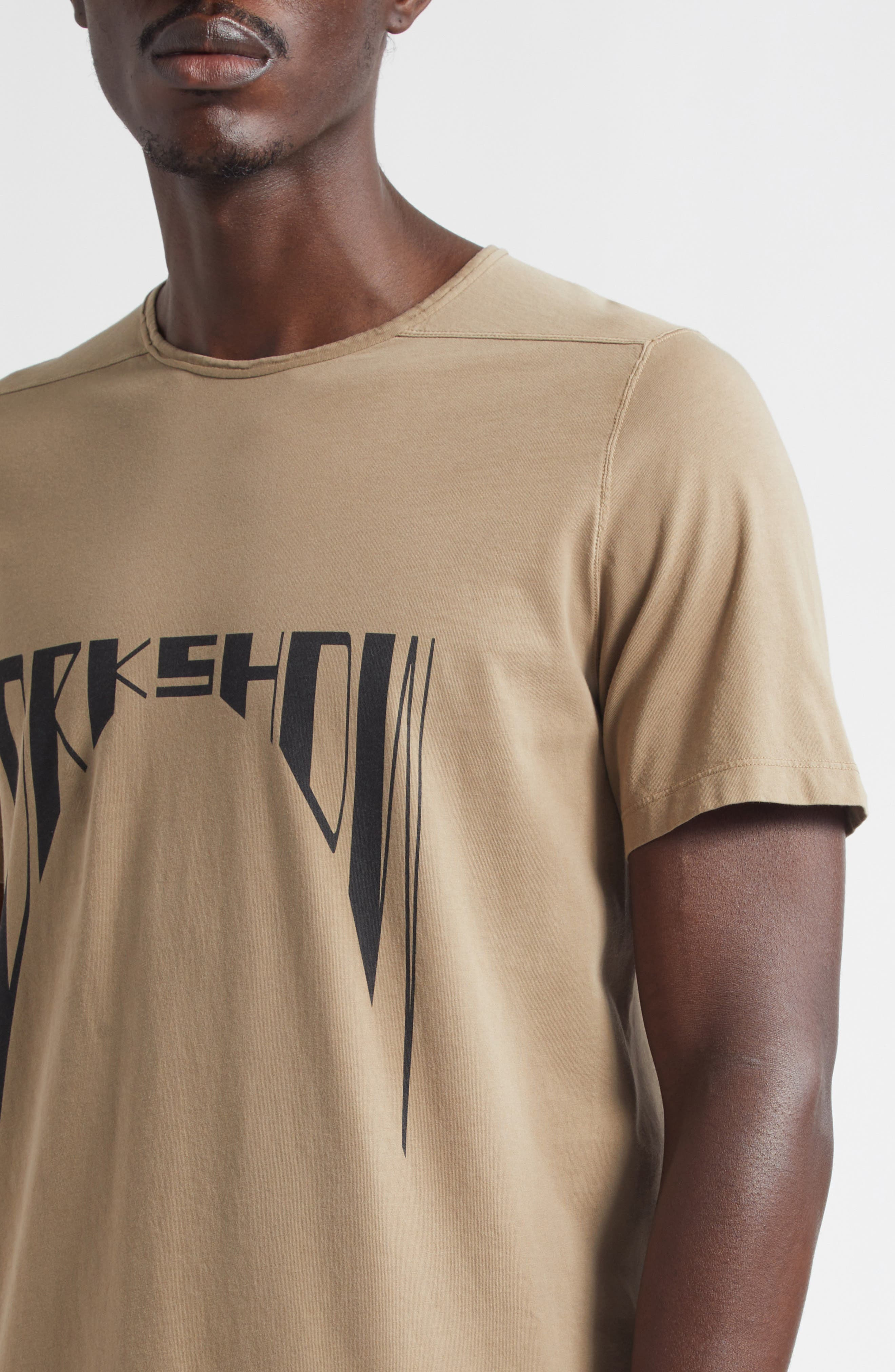 Rick Owens DRKSHDW Level DRKSHDW Graphic T-Shirt in Dirt Pearl/Black at Nordstrom - 5