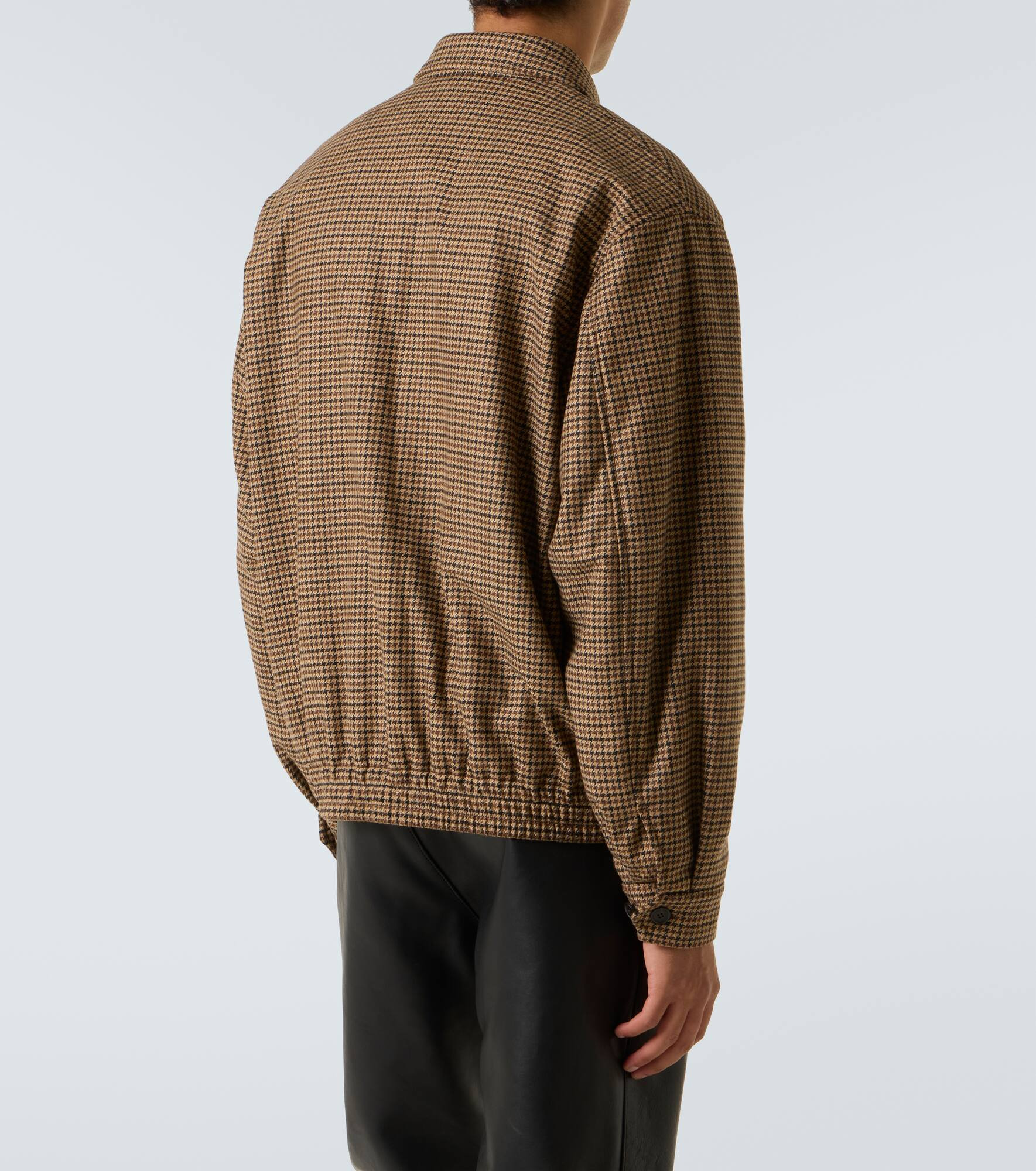 Houndstooth blouson - 4