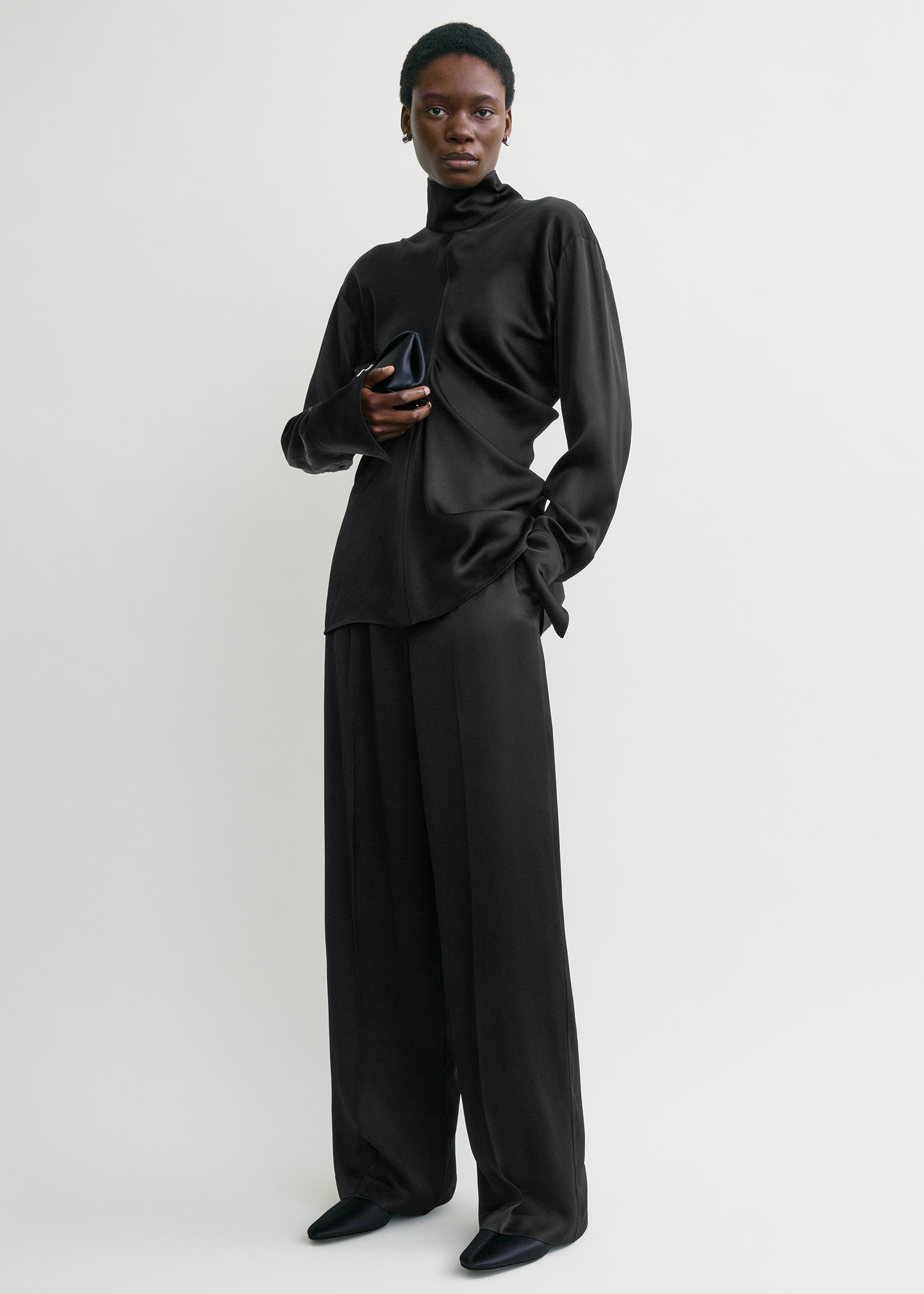 Slouch blouse black - 2